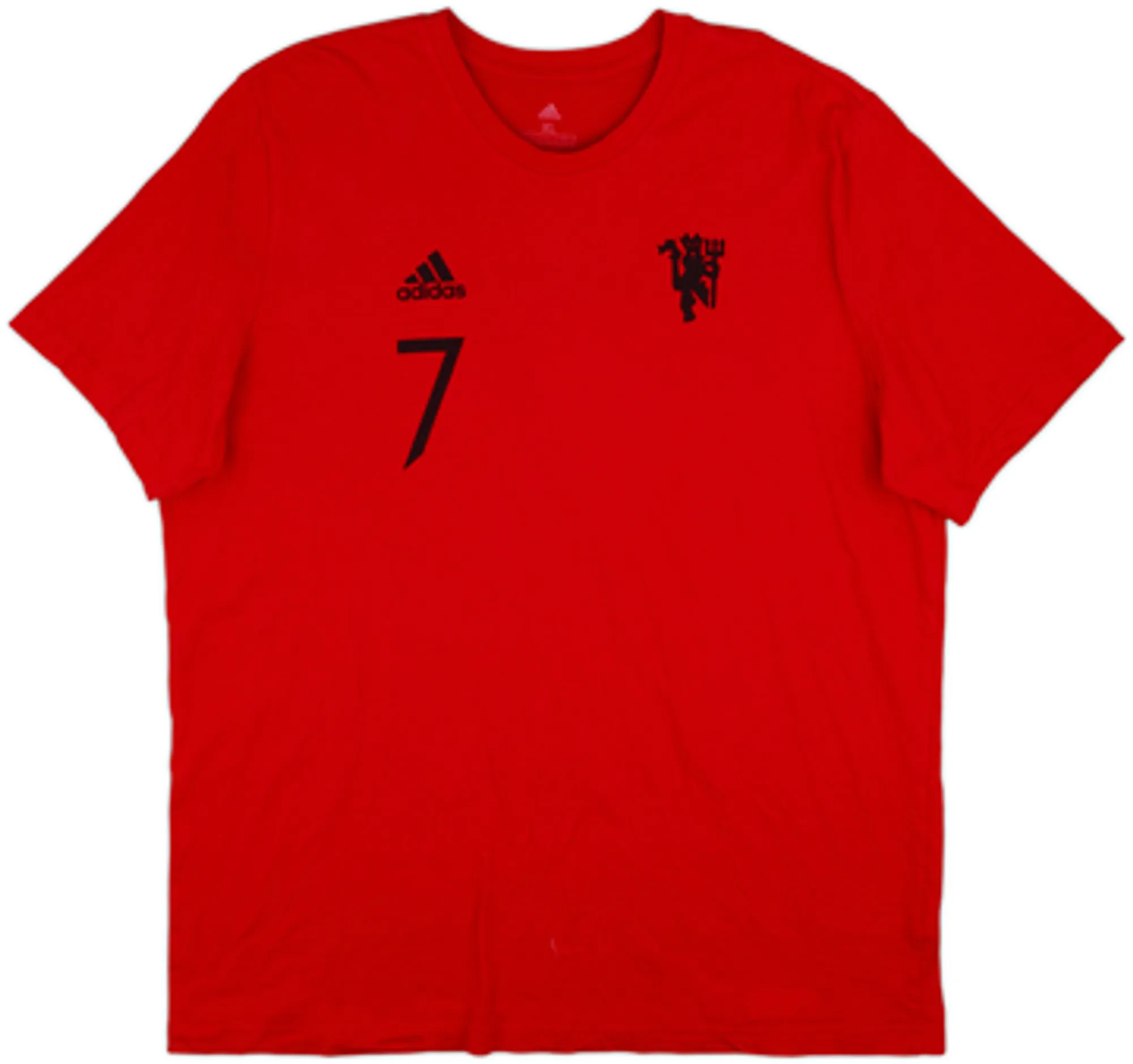 2021-22 Manchester United adidas Cotton Tee Ronaldo #7 - 10/10 - (XL)