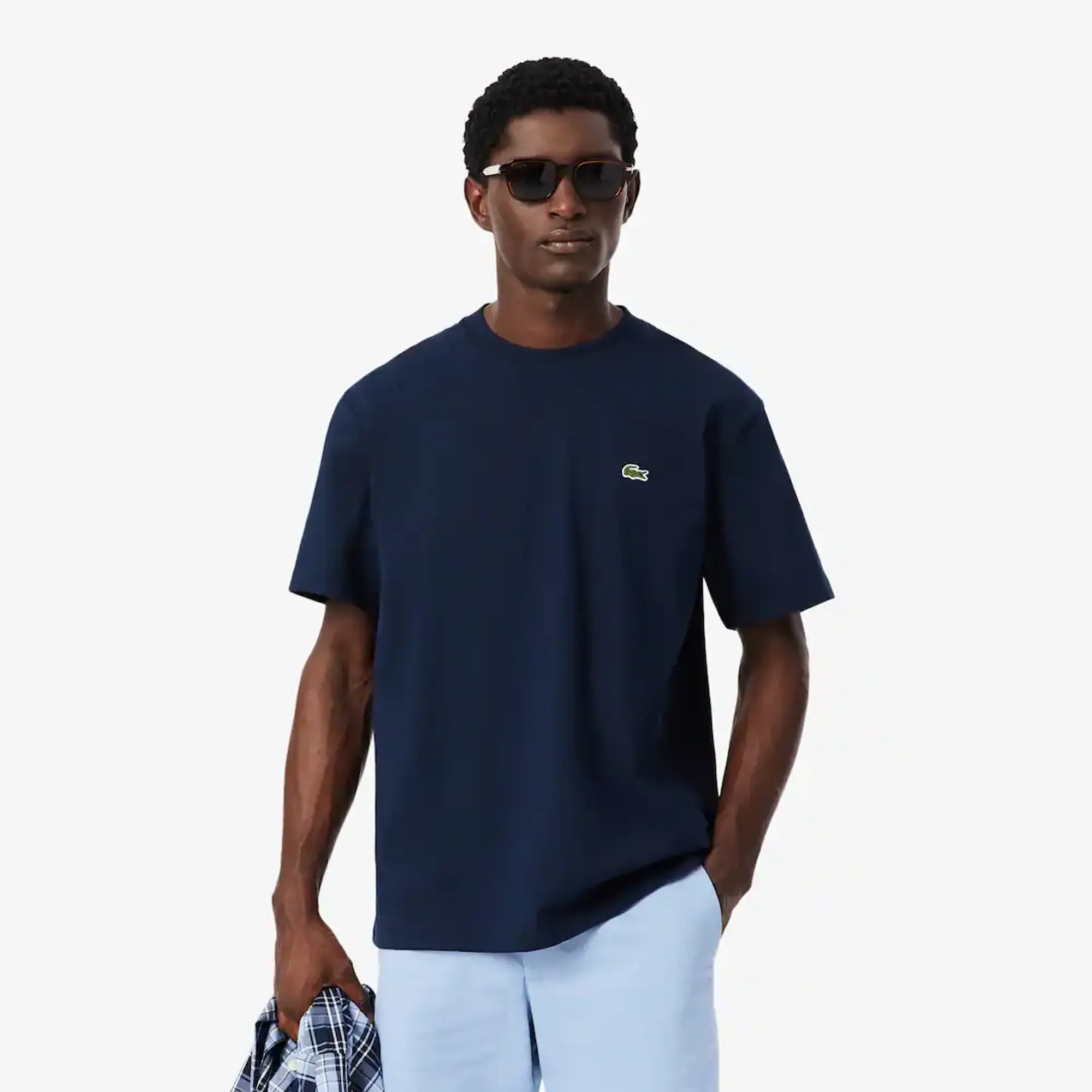 Lacoste Heavy Cotton Jersey T-shirt - Midnight Blue