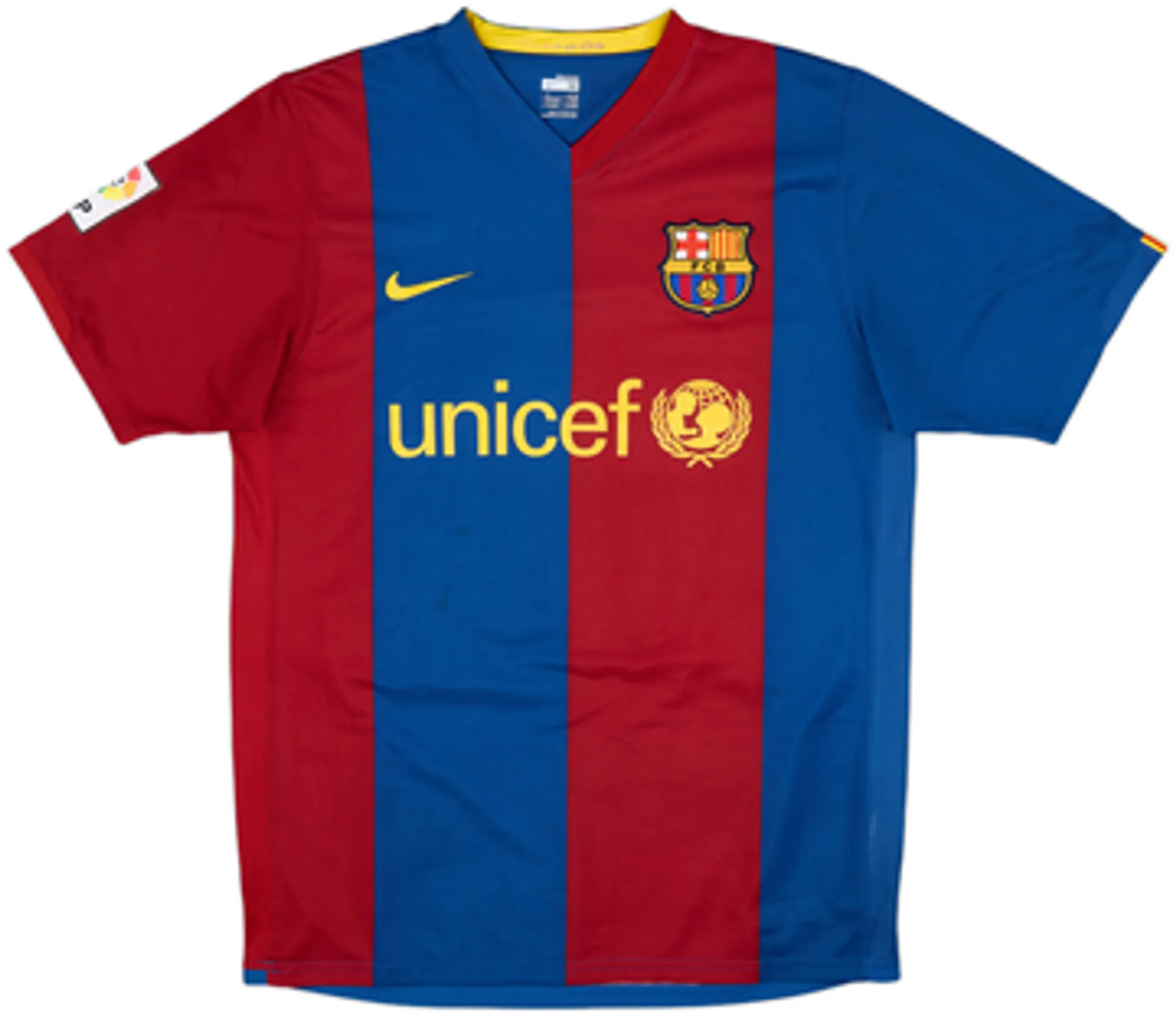2006-07 Barcelona Home Shirt Ronaldinho #10 - 7/10 - (M)