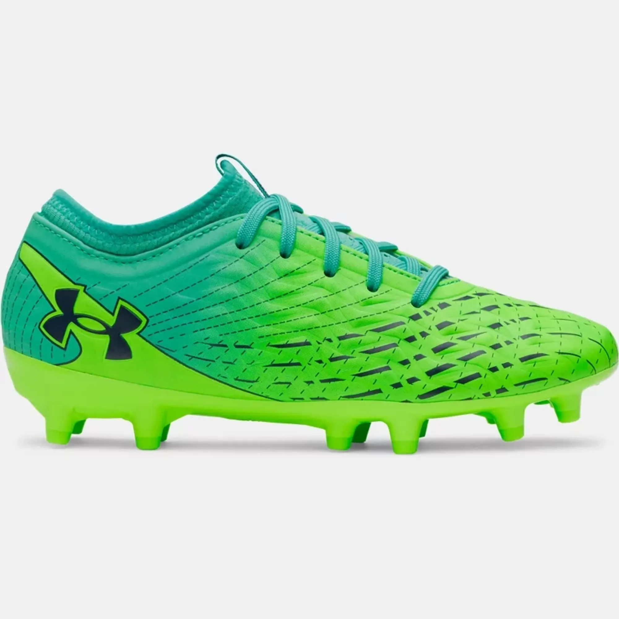 Under Armour  Magnetico Select 5 FG Jr. Boys' Soccer Cleats Green Mode / Hyper Green / Academy 4