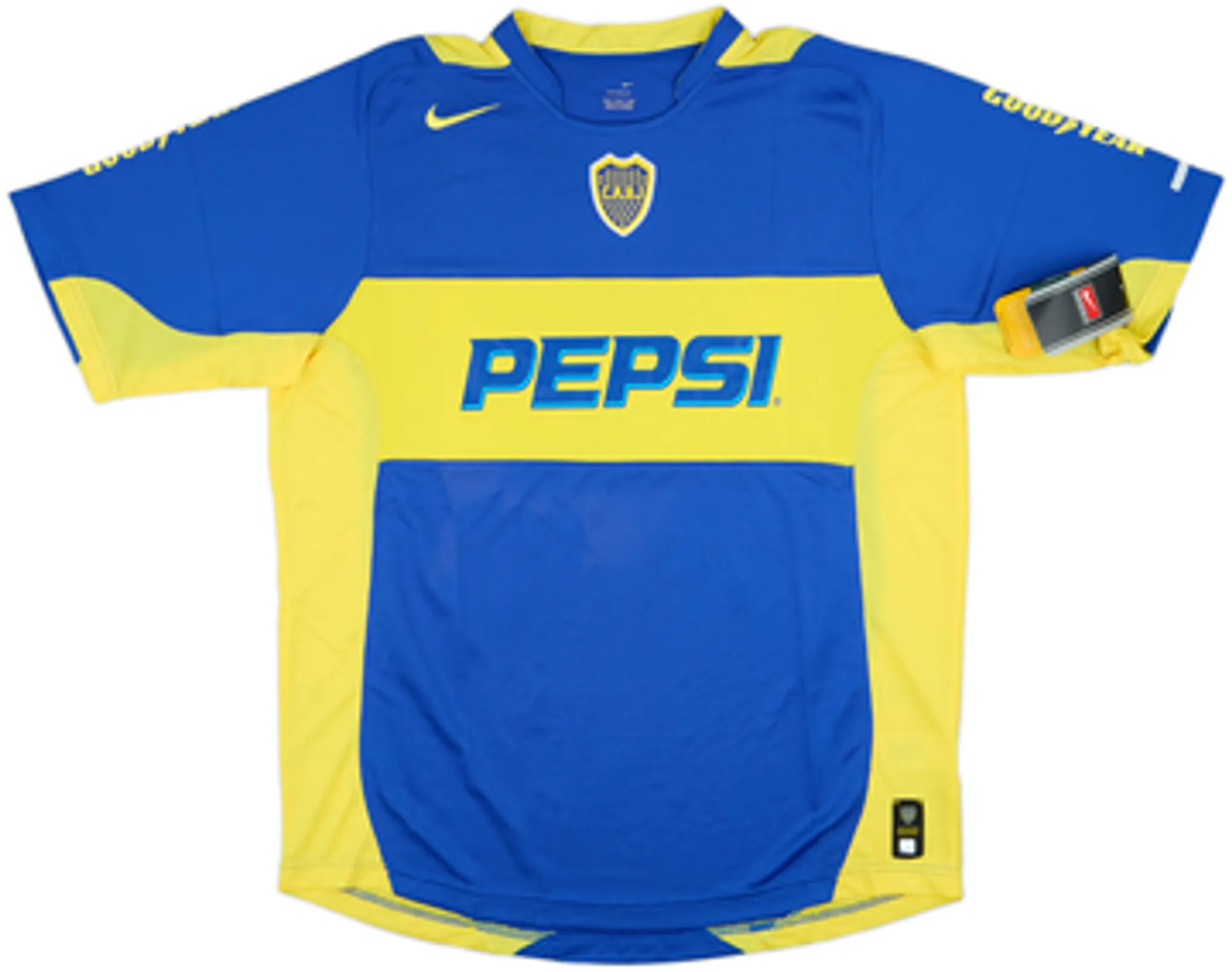 2004-05 Boca Juniors Home Shirt Carlitos #10 (XL)