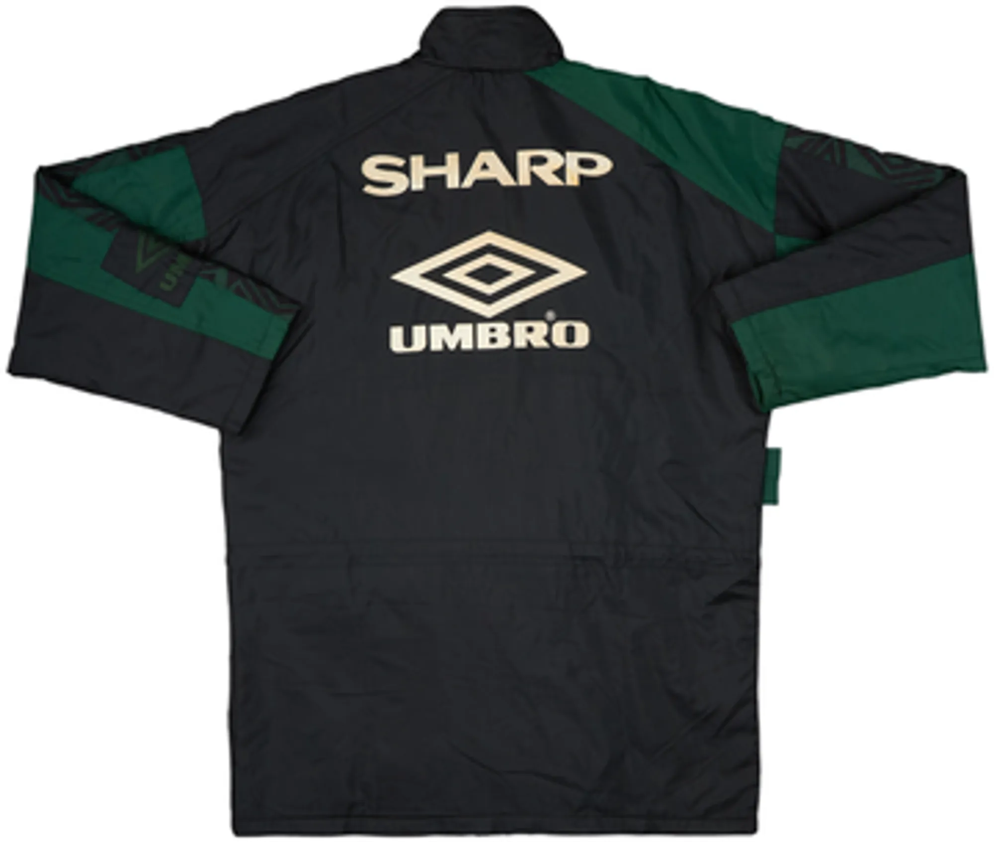 1995-96 Celtic Umbro Padded Bench Coat - 8/10 - (M)