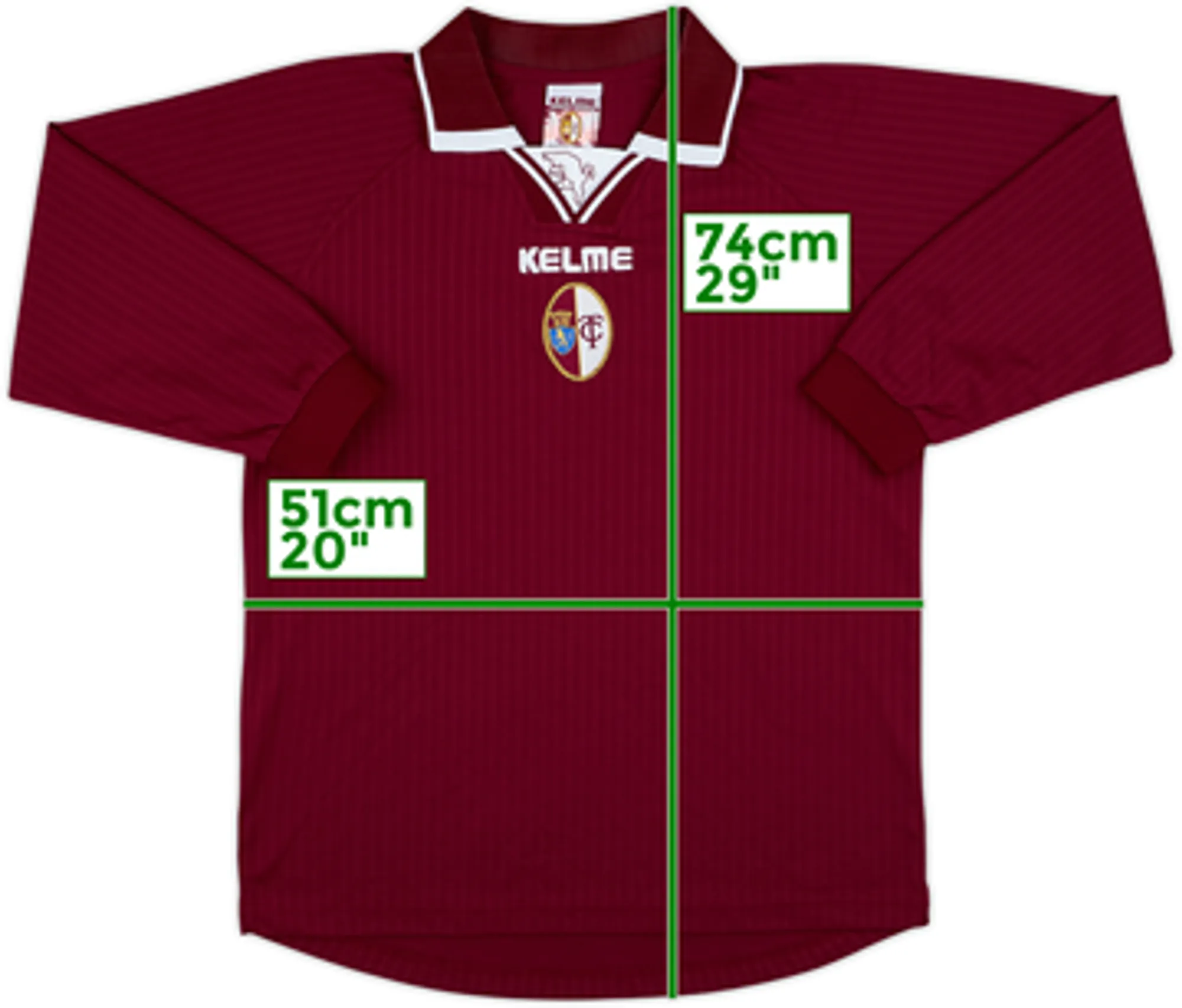 2000-01 Torino Home L/S Shirt - 10/10 - (S)