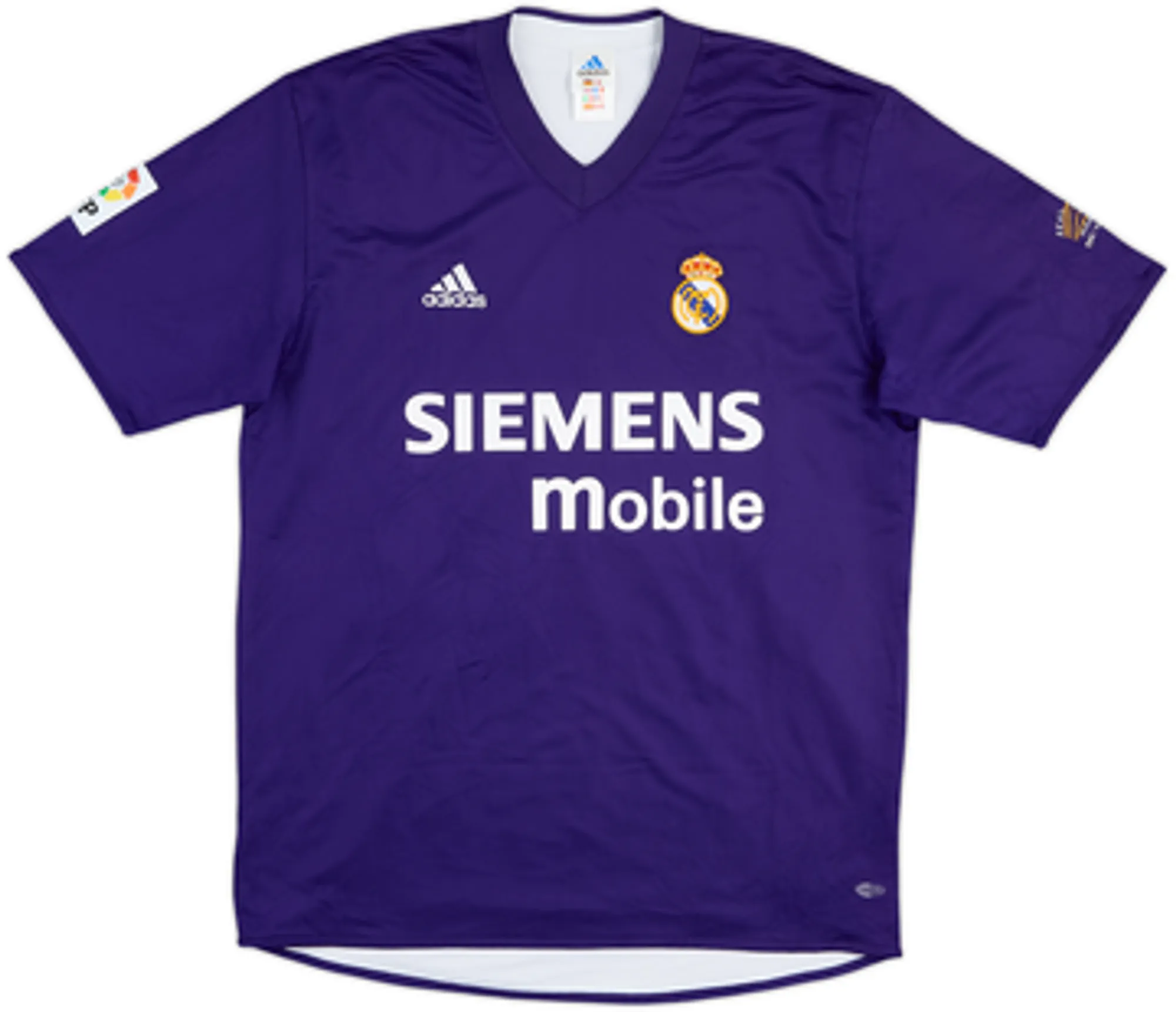2002-03 Real Madrid Centenary Third Shirt Zidane #5 - 8/10 - (L)