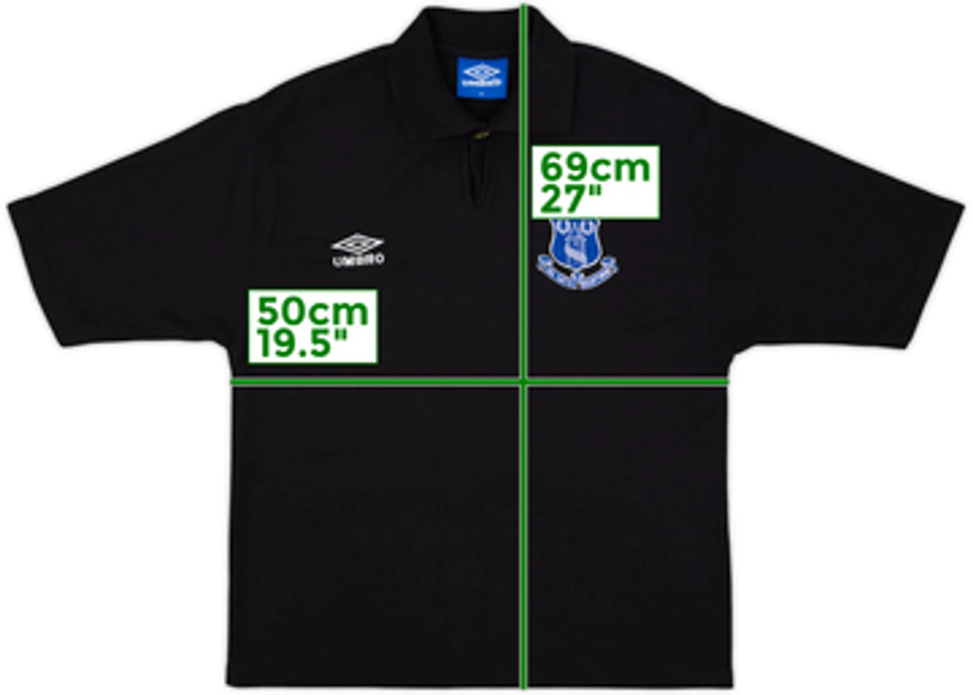 1997-98 Everton Umbro Polo Shirt - 7/10 - (M)