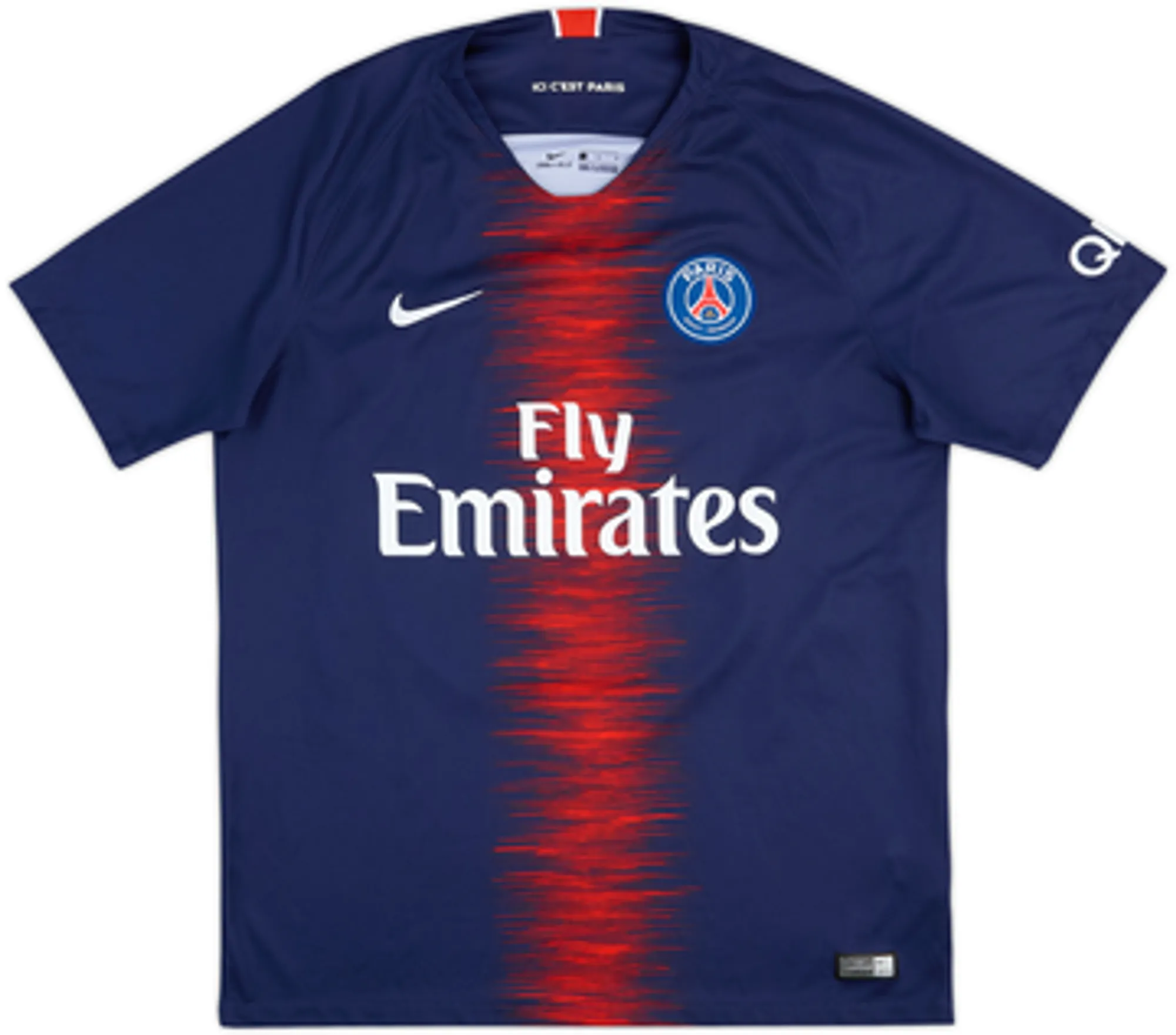 2018-19 Paris Saint-Germain Home Shirt NeymarJr #10 - 8/10 - (M)
