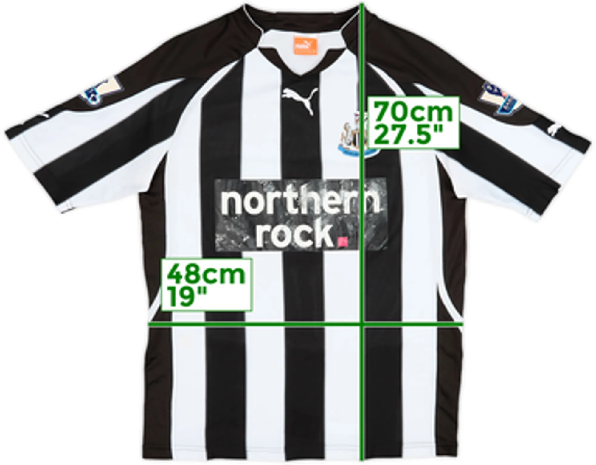 2010-11 Newcastle Home Shirt - 5/10 - (M)