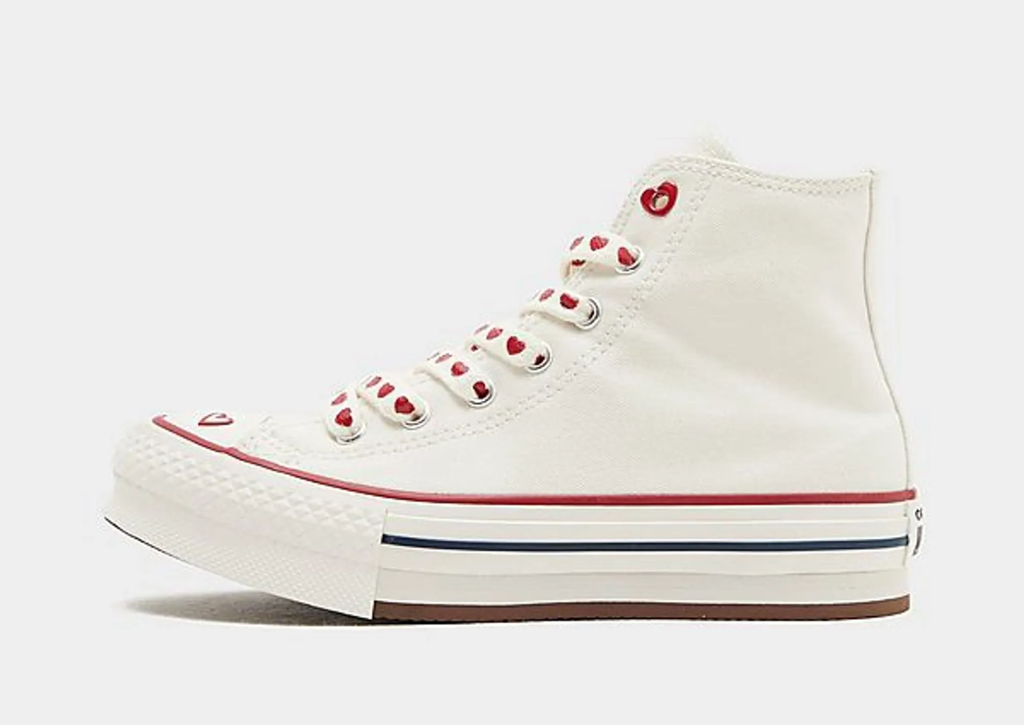 Converse Ctas Eva Lift Toddler Trainers - White