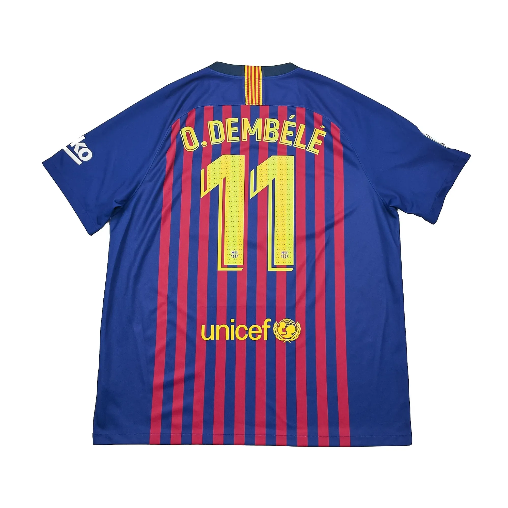 2018/19 Barcelona O.Dembele #11 Home Shirt (XL) Nike | Cult Kits
