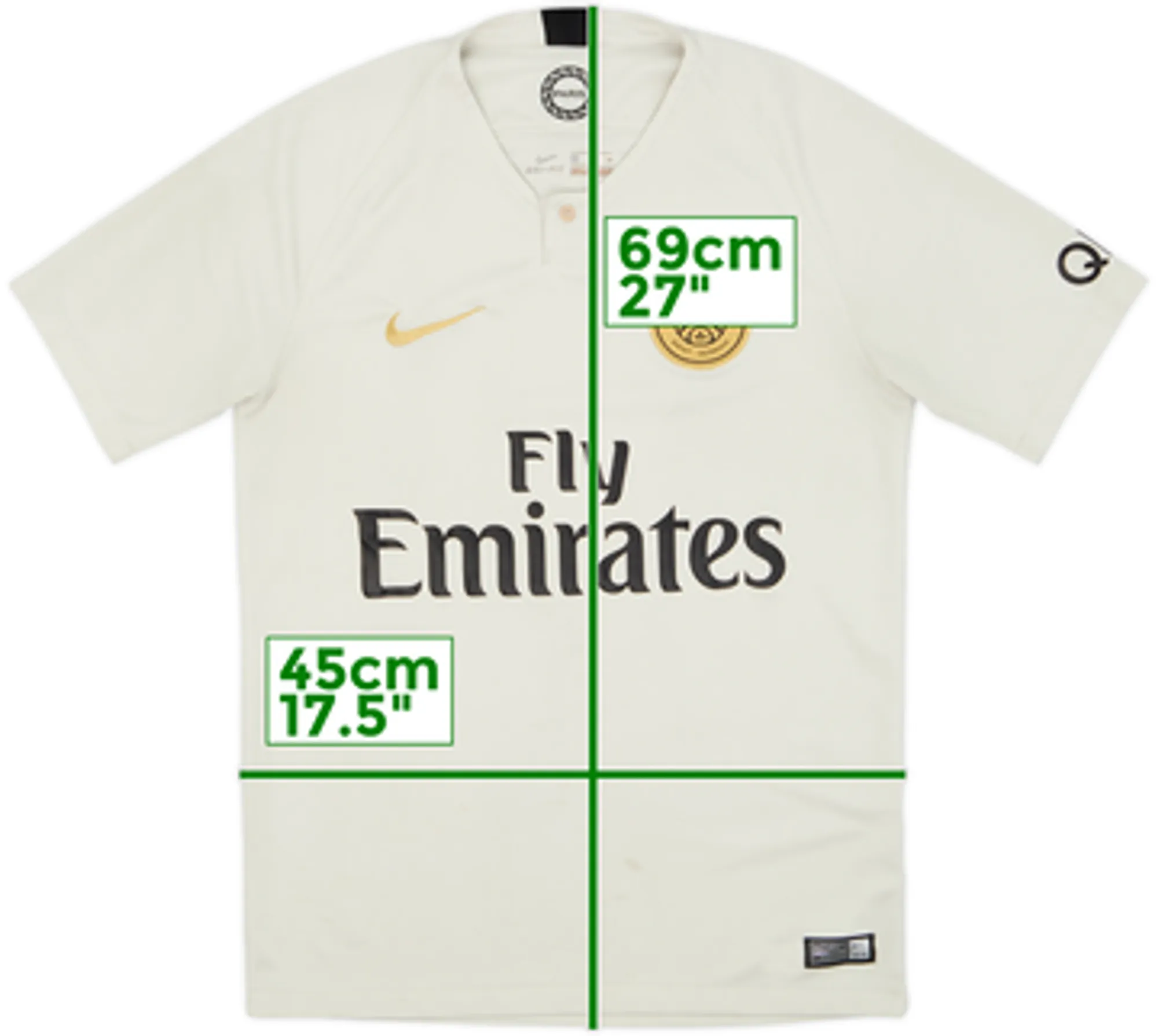 2018-19 Paris Saint-Germain Away Shirt - 7/10 - (S)