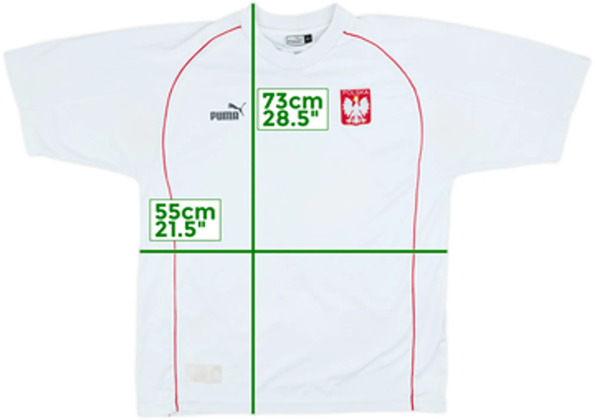 2001-02 Poland Home Shirt - 8/10 - (XL)