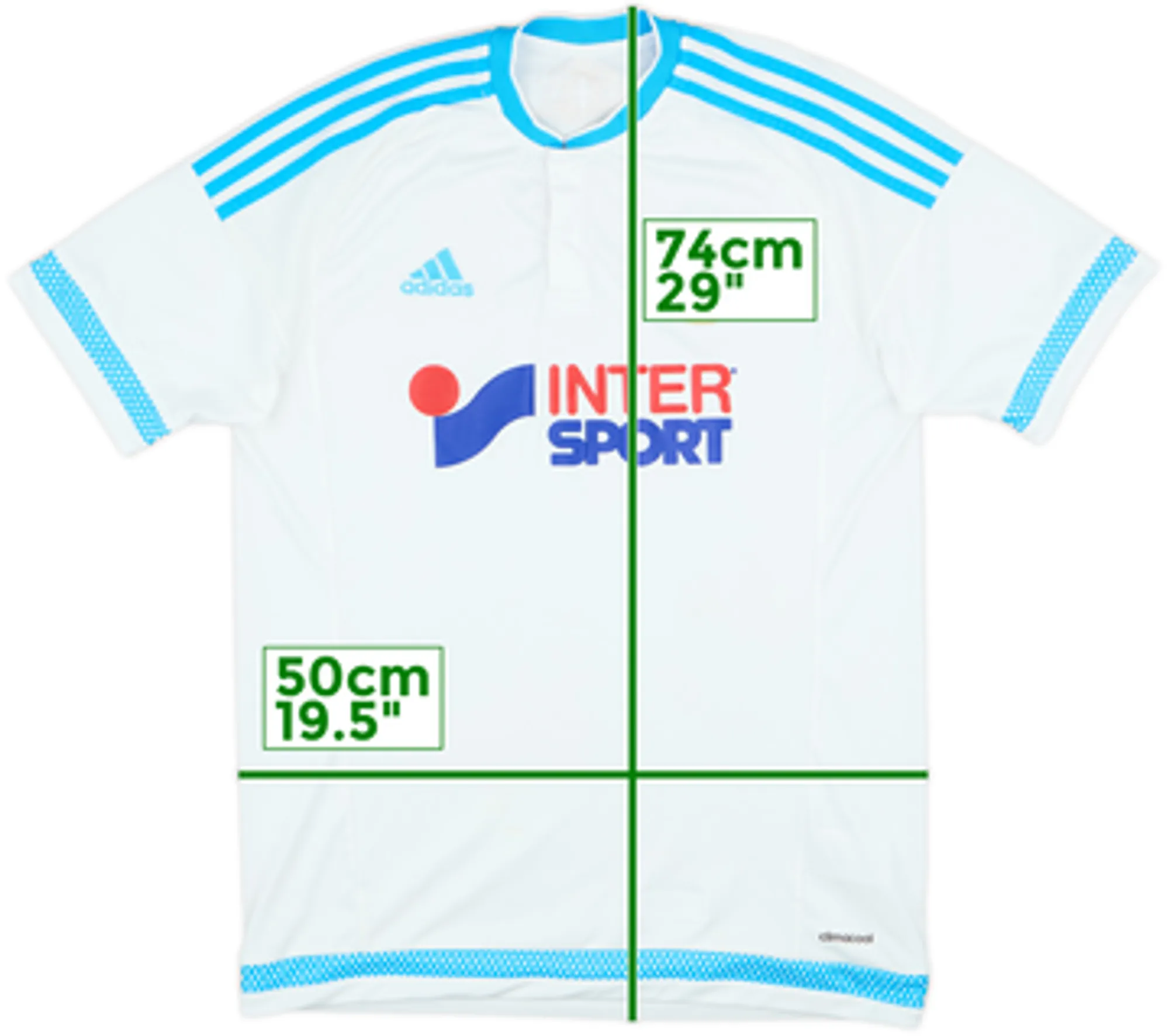 2015-16 Olympique Marseille Home Shirt - 9/10 - (M)