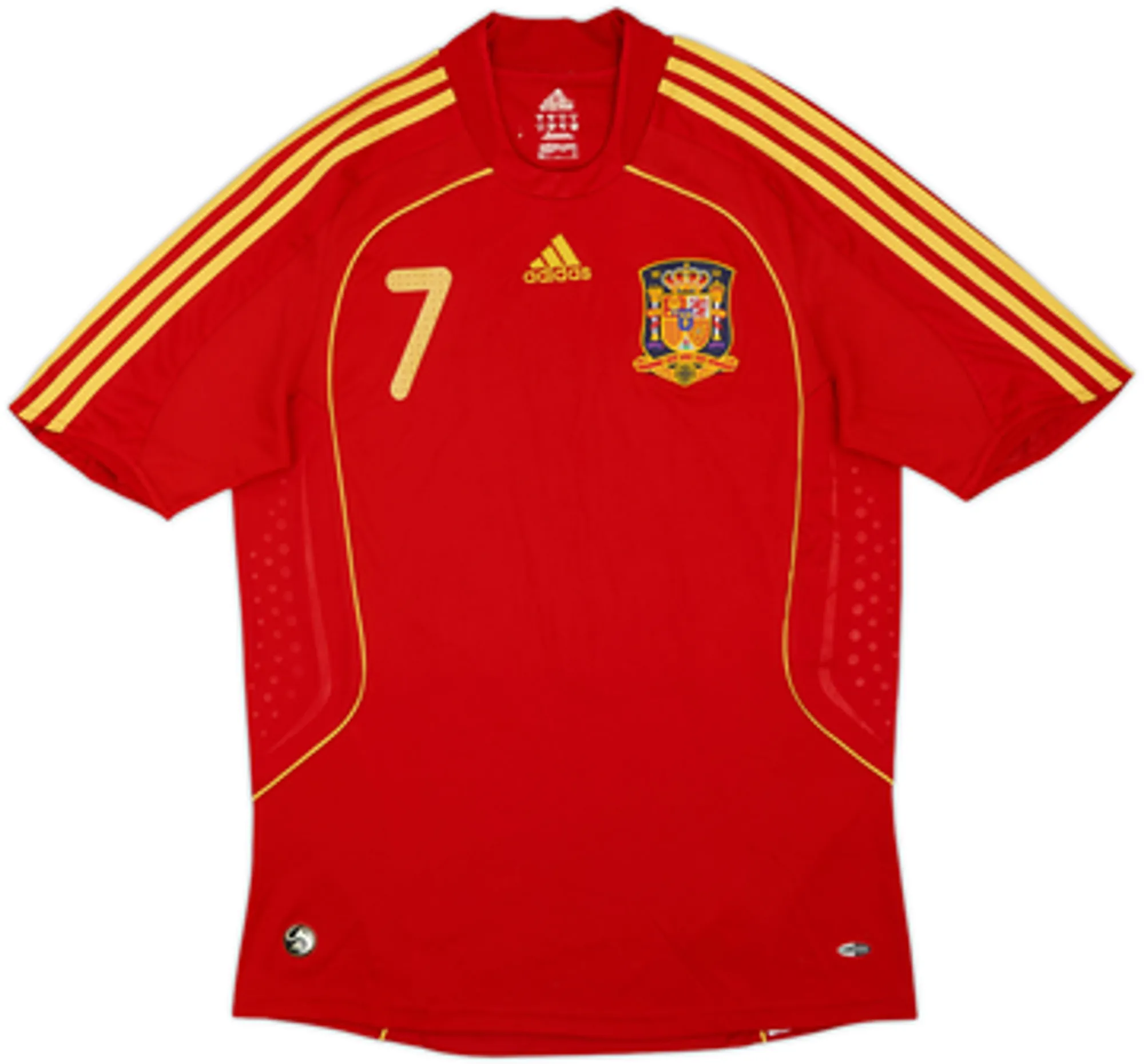2007-09 Spain Home Shirt David Villa #7 - 5/10 - (XL)