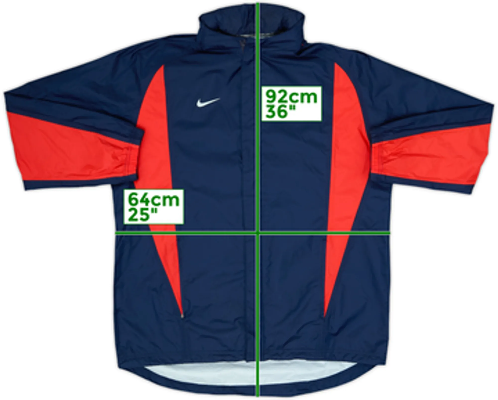 2002-03 Paris Saint-Germain Nike Hooded Rain Jacket - 8/10 - (L)