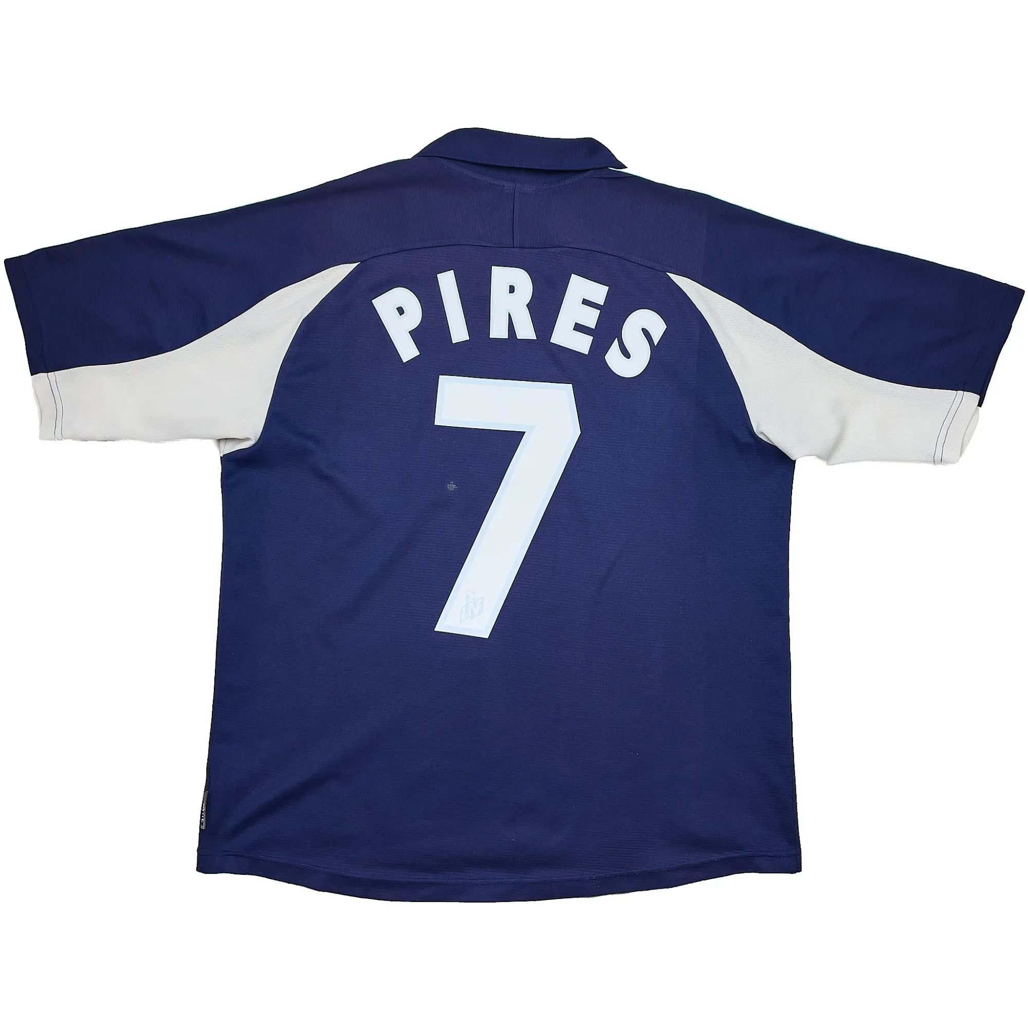 1999/00 Marseille Pires #7 Away Shirt (S) Adidas