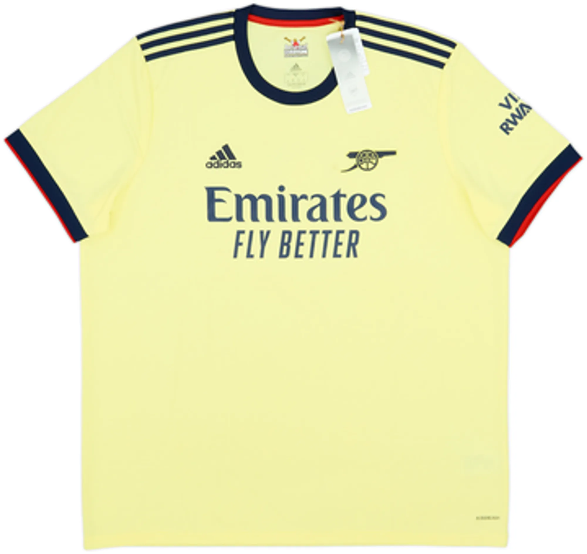 2021-22 Arsenal Away Shirt Odegaard #8 (XXL)