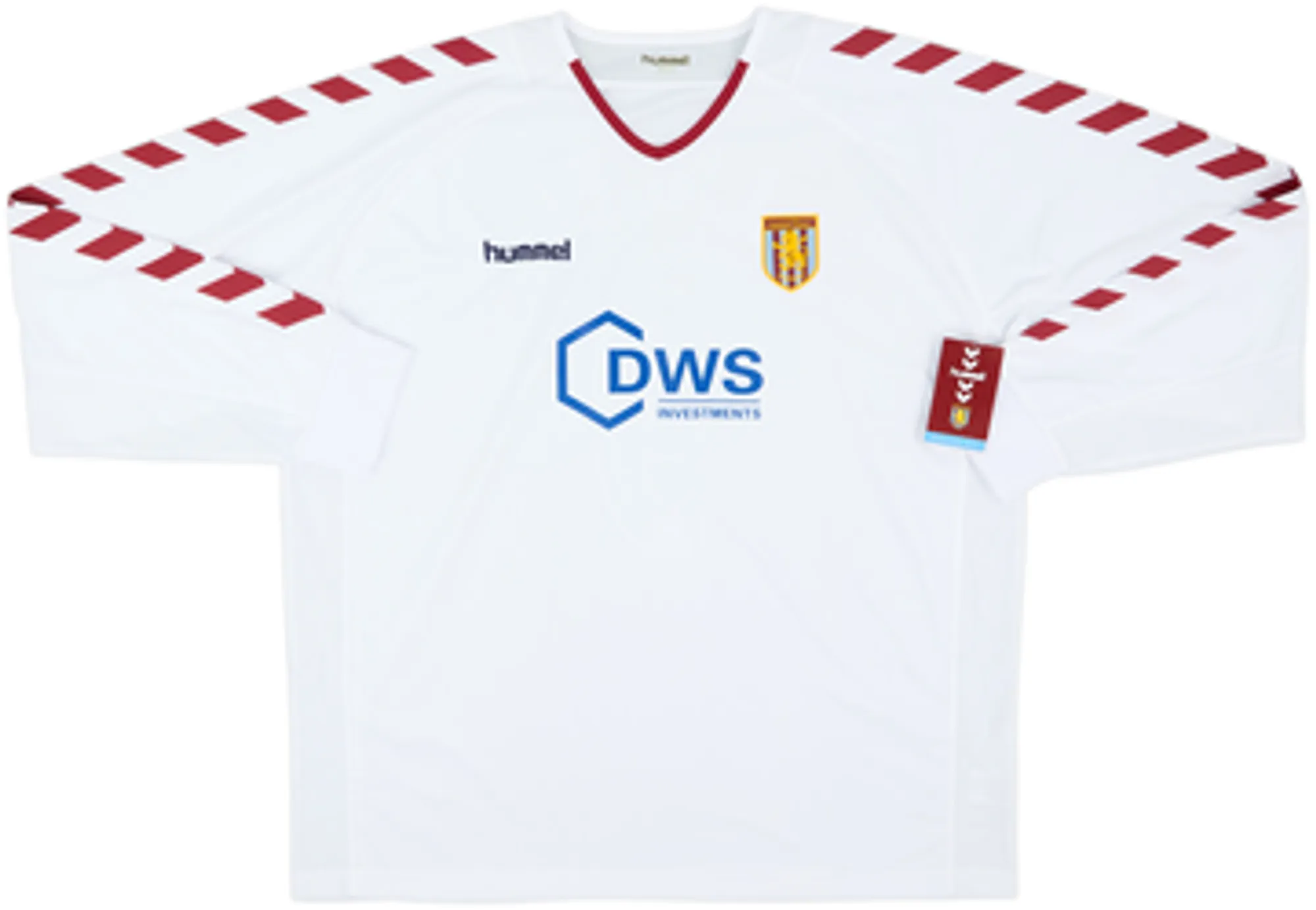 2004-05 Aston Villa Away L/S Shirt Angel #9 (XXL)