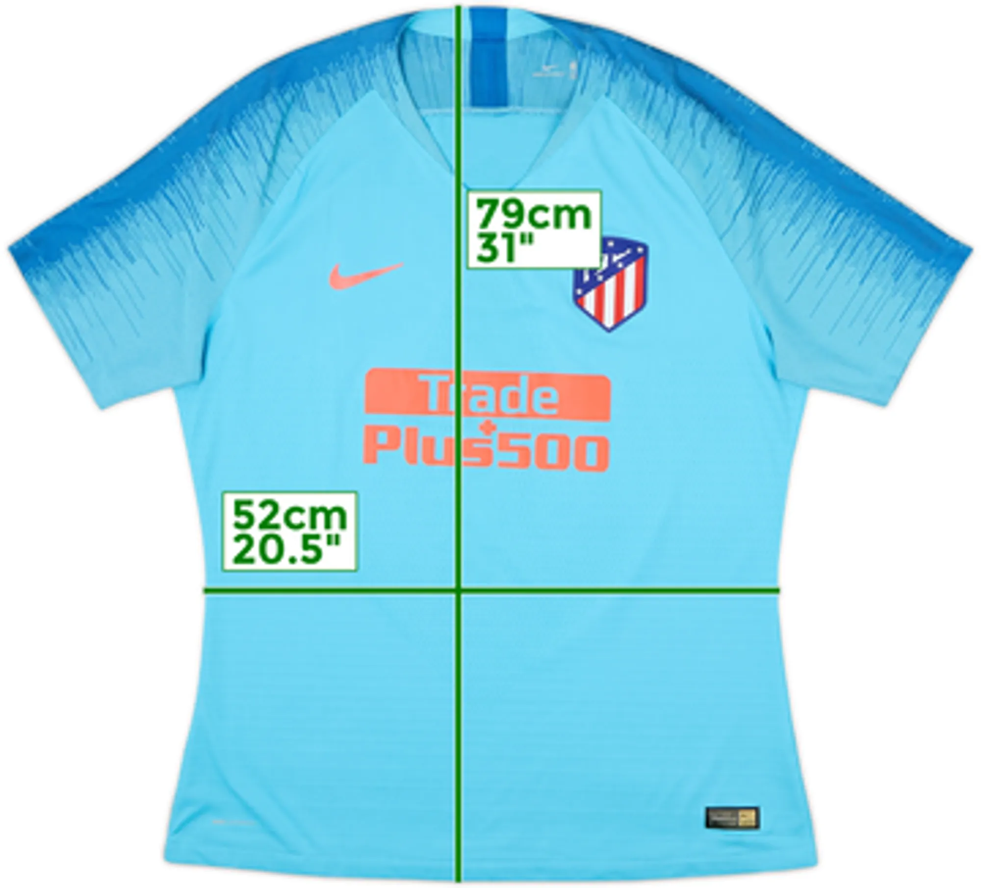 2018-19 Atletico Madrid Authentic Away Shirt - 10/10 - (XL)
