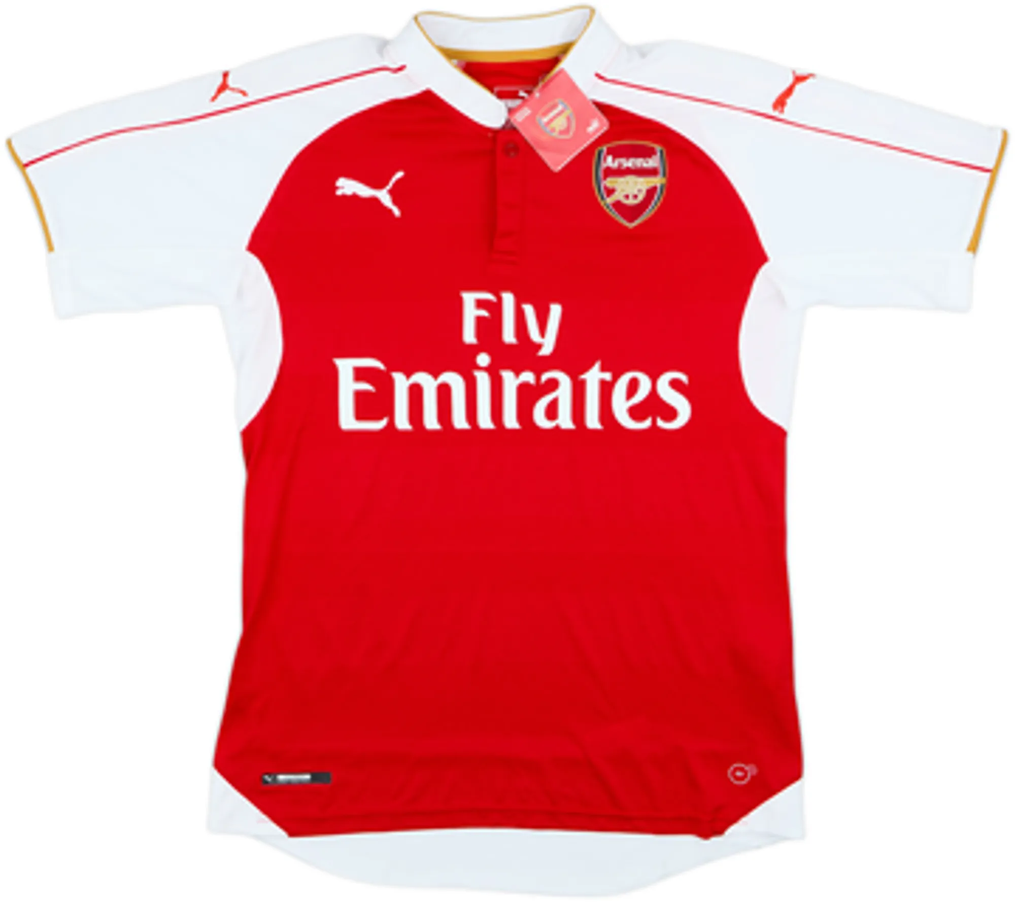 2015-16 Arsenal Home Shirt Arteta #8 (S)