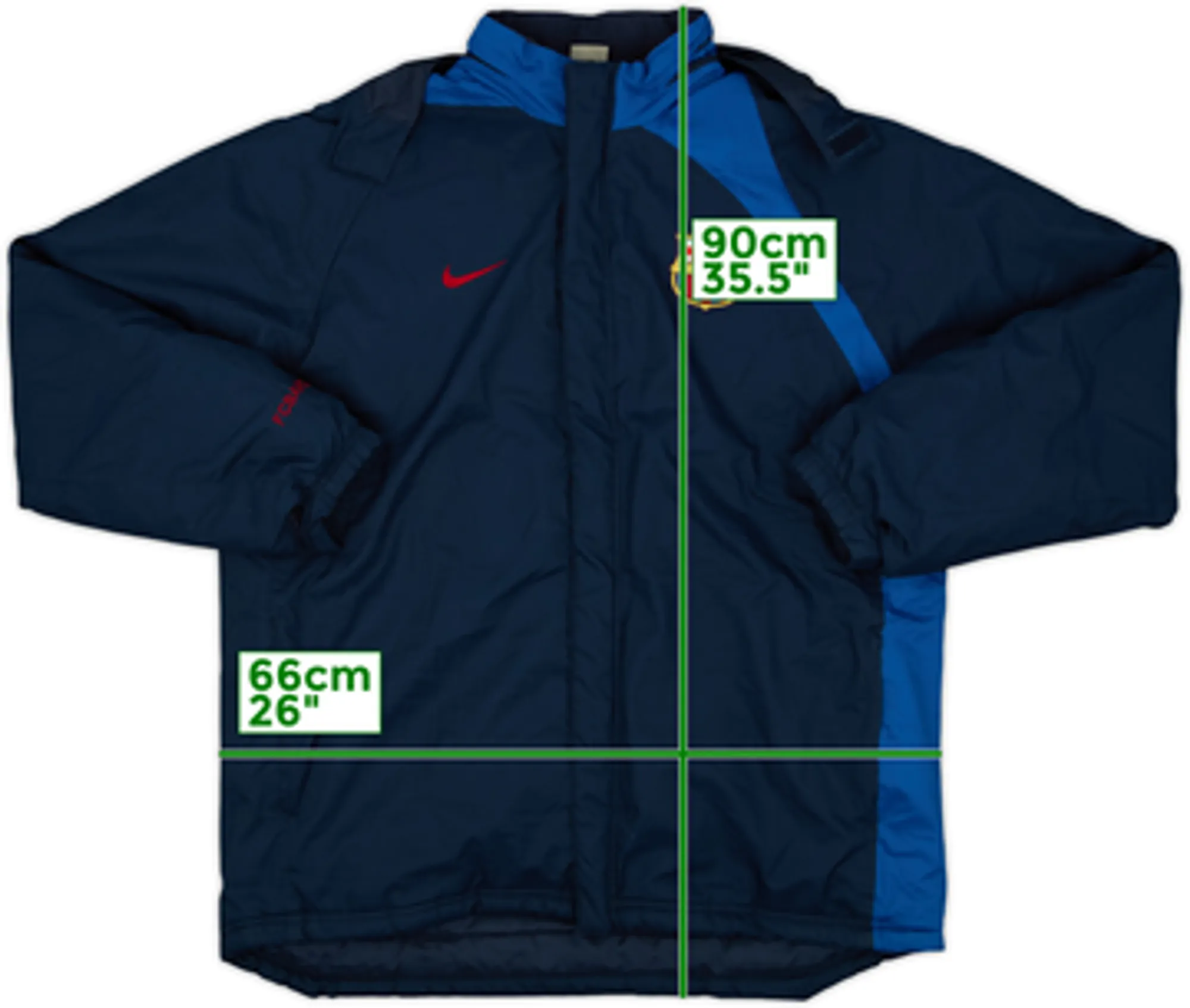 2004-05 Barcelona Nike Padded Bench Coat - 8/10 - (XL)