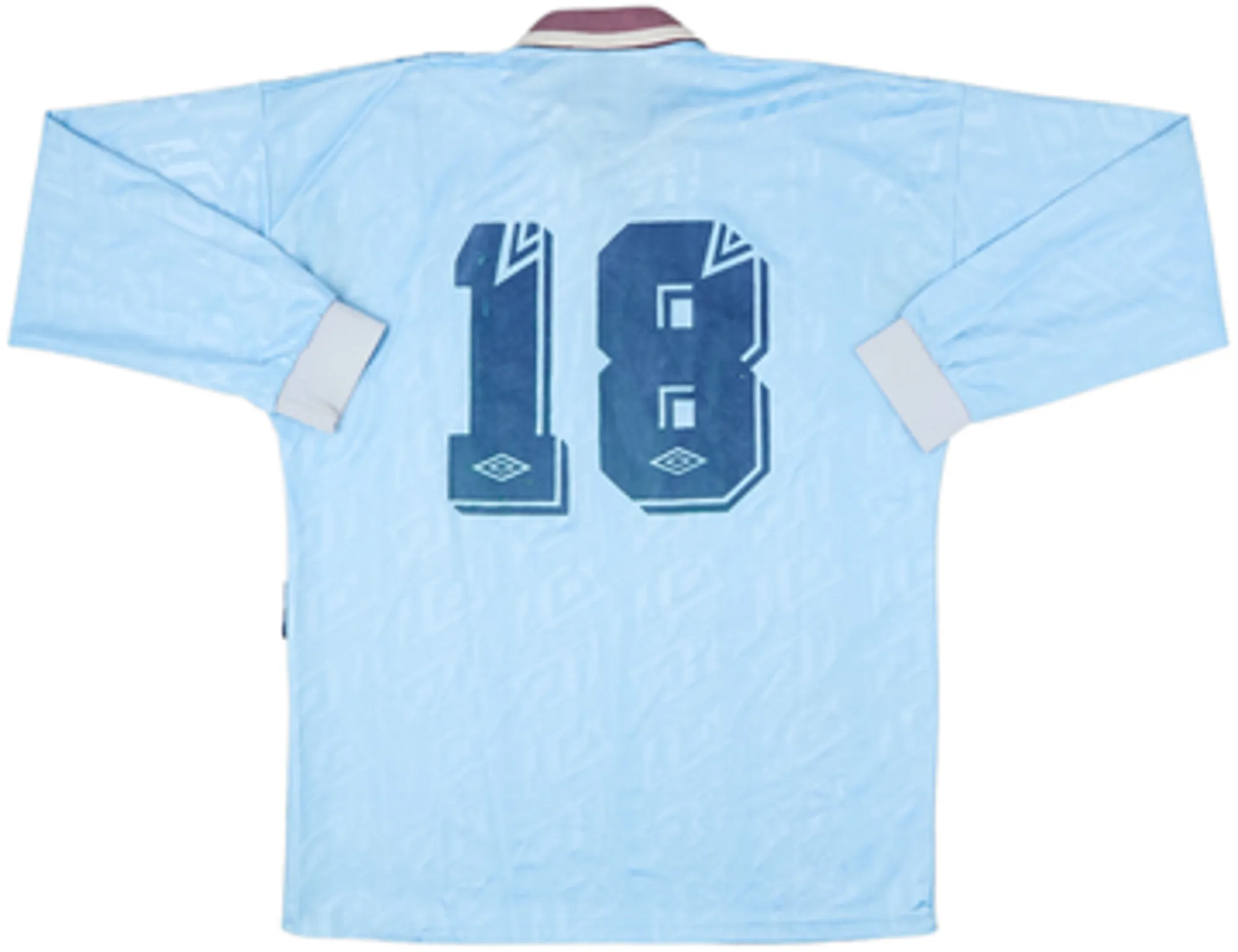 1992-93 England Third L/S Shirt #18 - 6/10 - (XL)