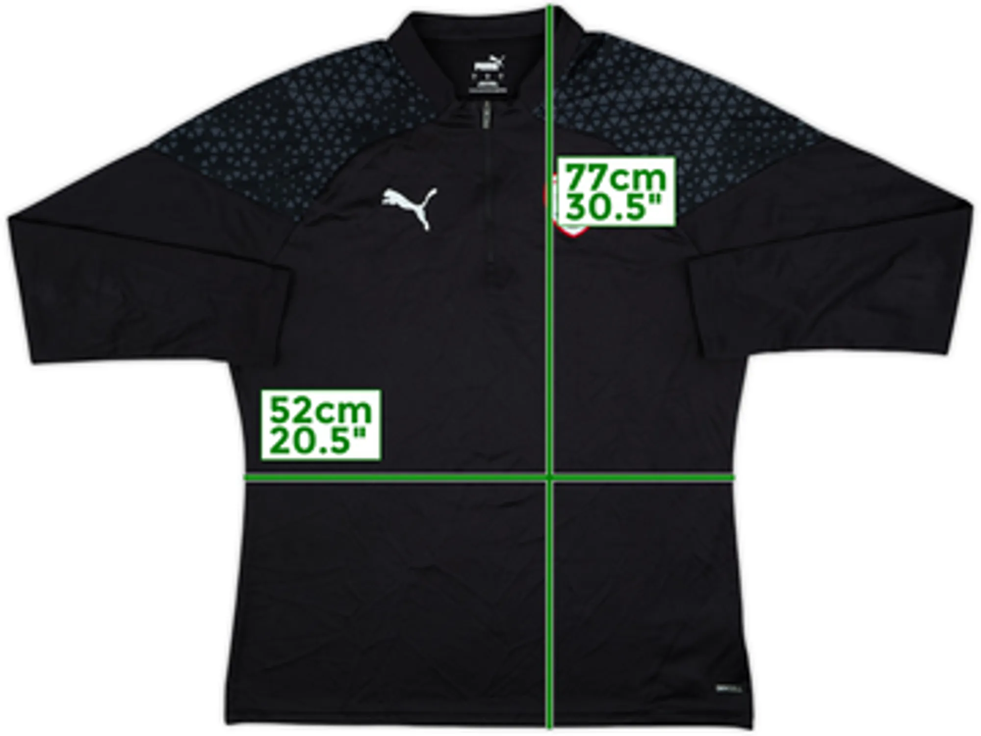 2022-23 Barnsley Puma 1/4 Zip Training Top - 8/10 - (L)