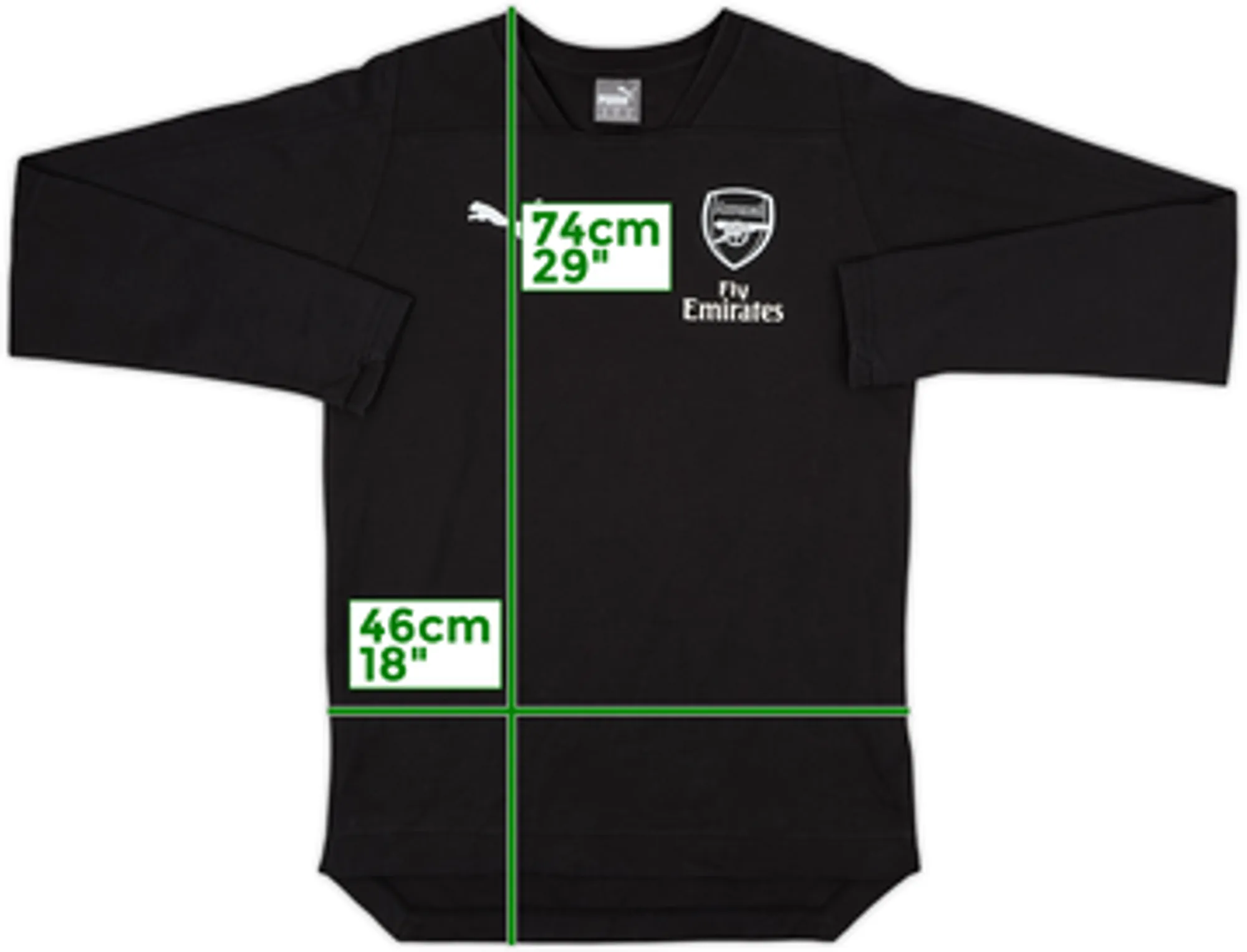 2017-18 Arsenal Puma Sweat Top - 8/10 - (XS)