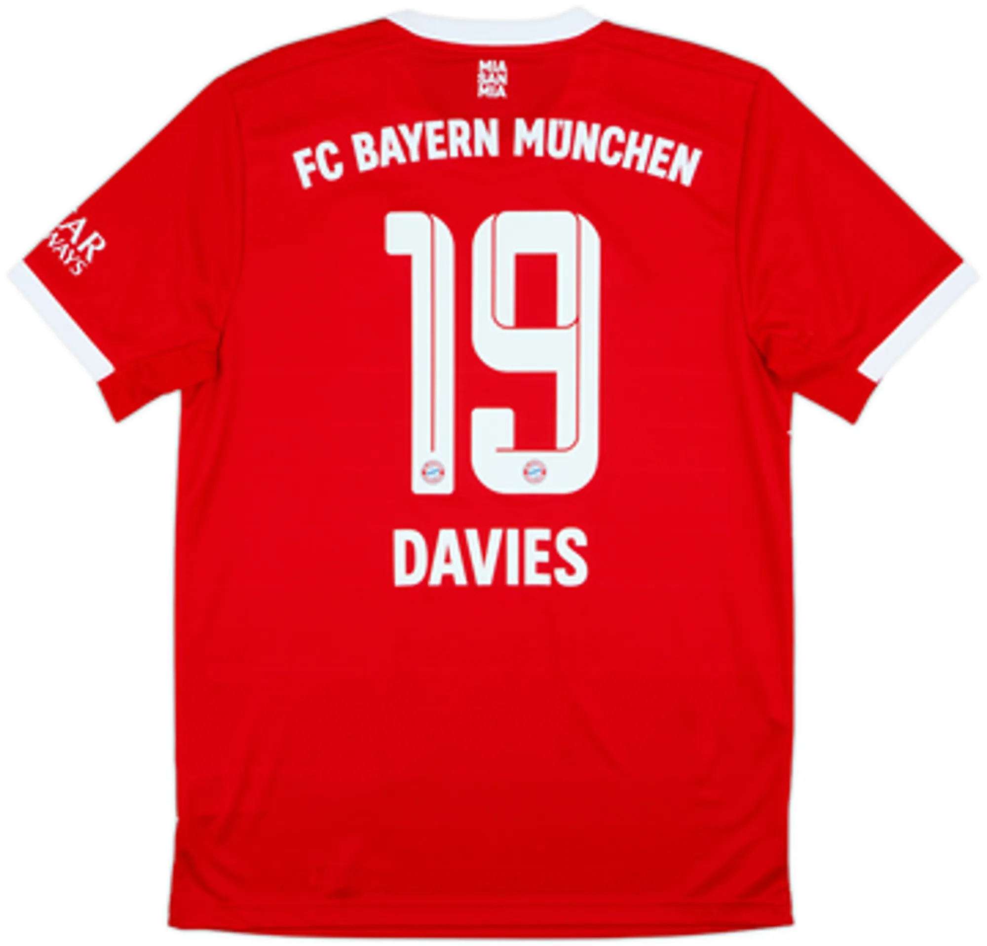 2022-23 Bayern Munich Home Shirt Davies #19 (M)