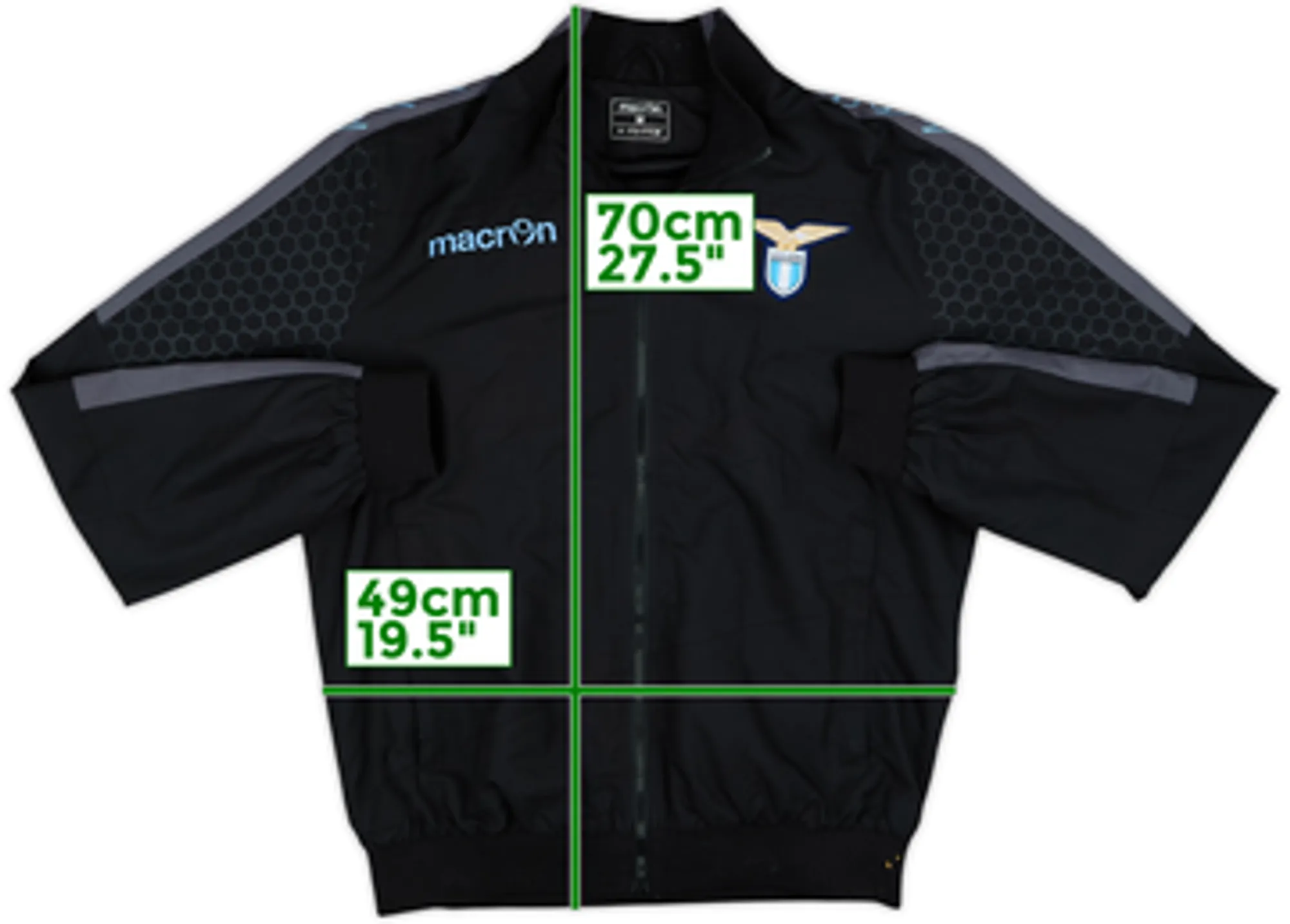 2015-16 Lazio Macron Track Jacket - 4/10 - (M)