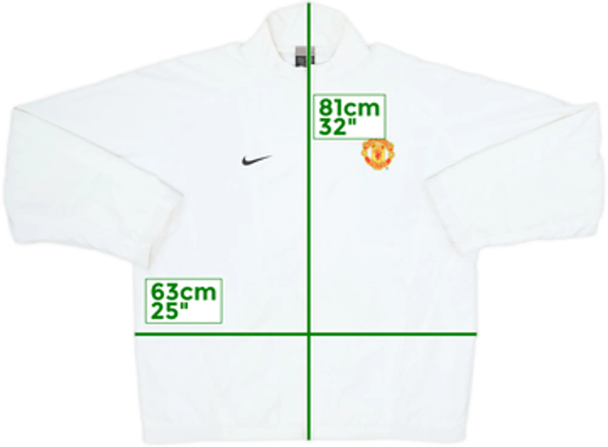 2002-03 Manchester United Nike Track Jacket - 7/10 - (M)