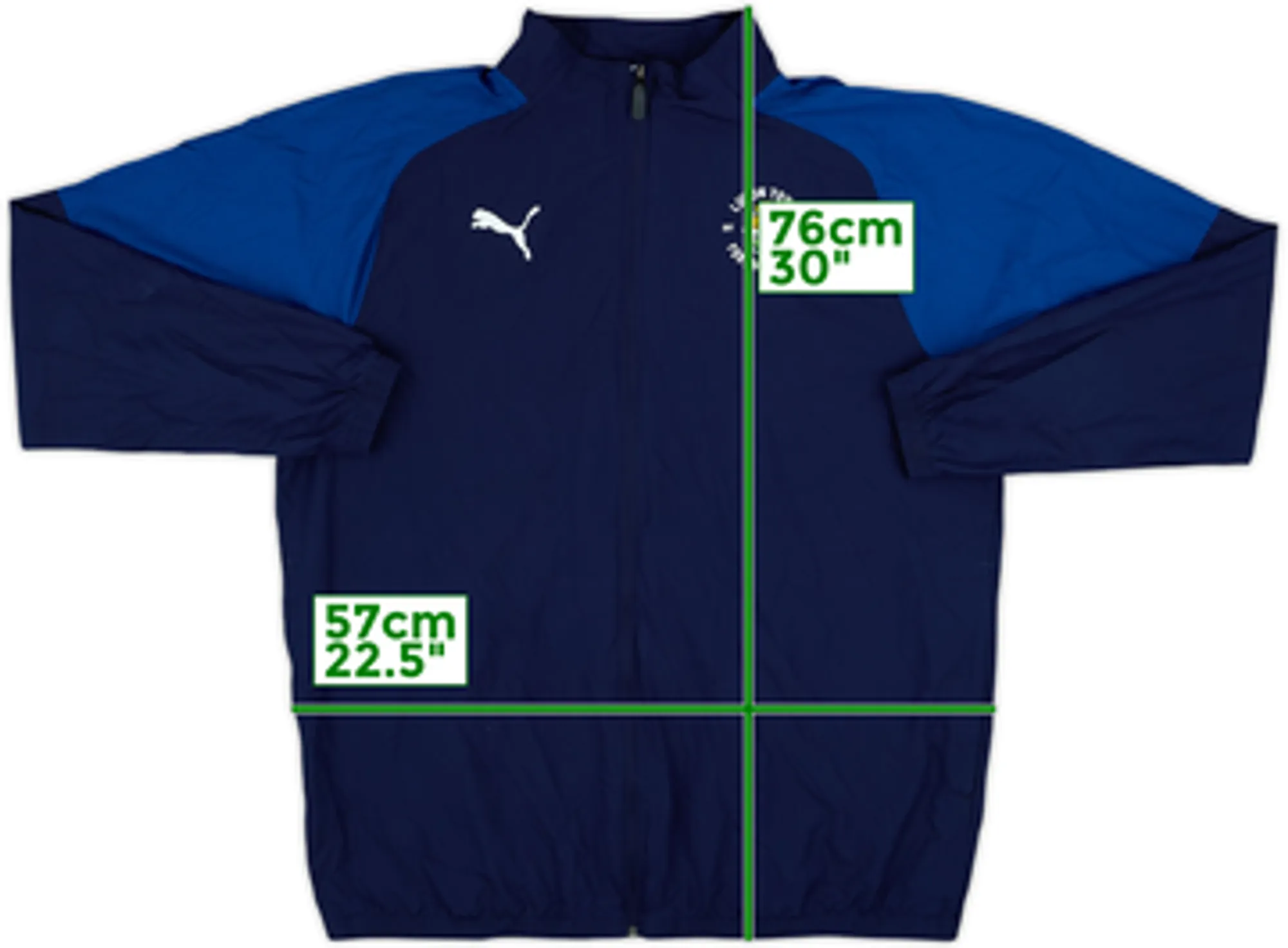 2018-19 Luton Town Puma Track Jacket - 8/10 - (L)