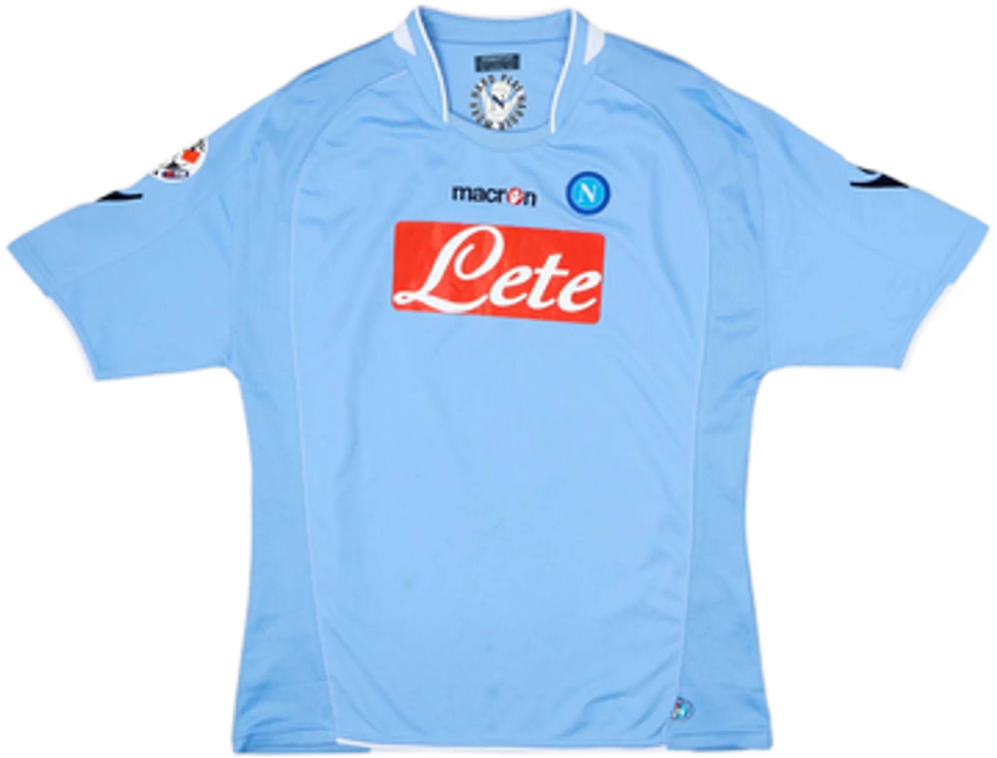 2009-10 Napoli Home Shirt Lavezzi #7 - 5/10 - (M)