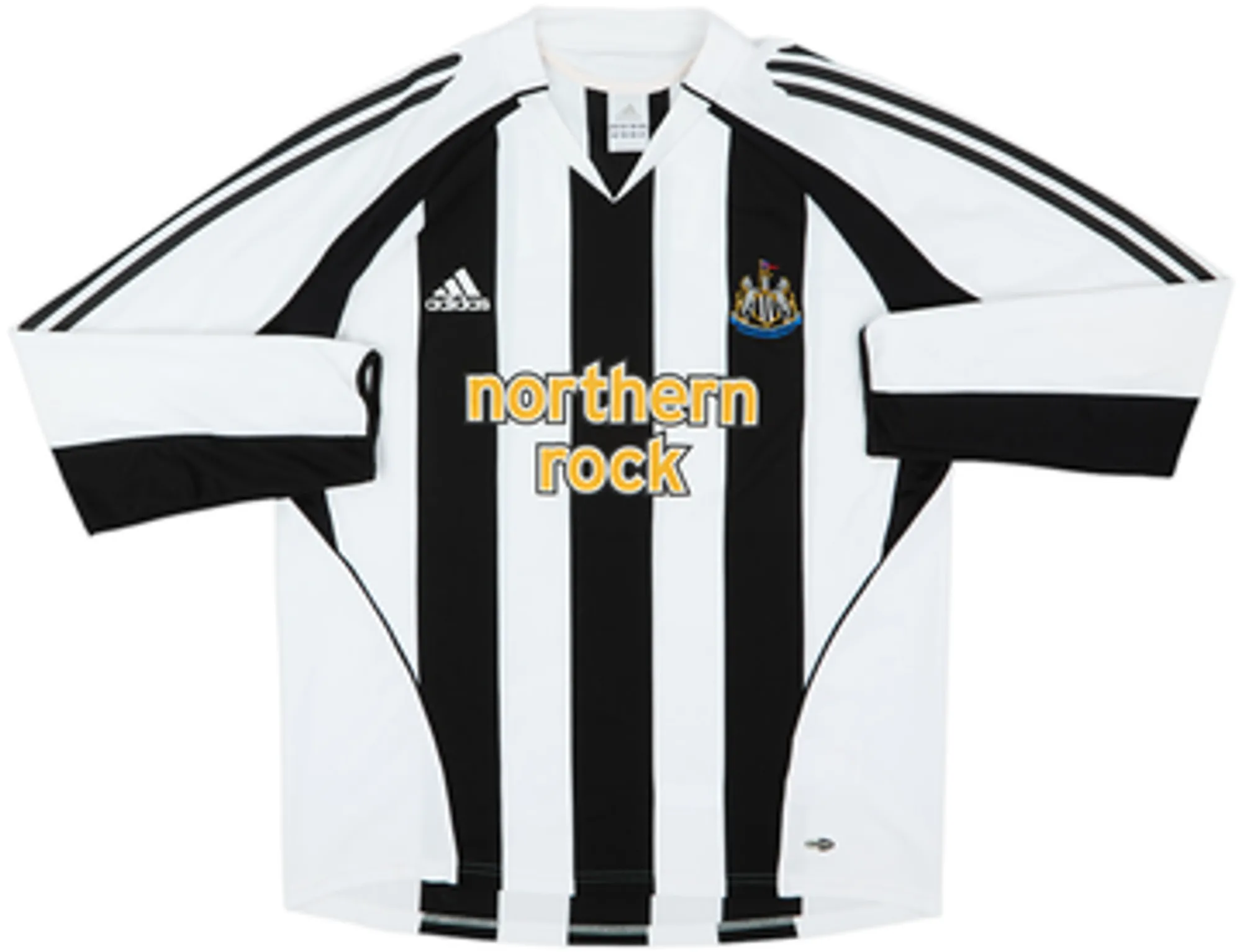 2005-07 Newcastle Home L/S Shirt Shearer #9 - 9/10 - (L)