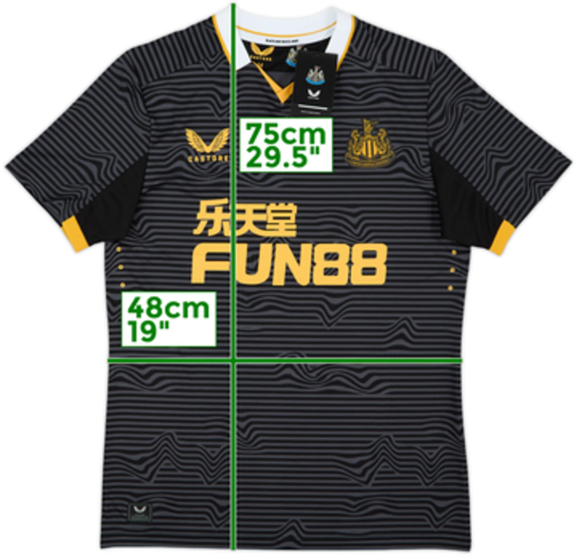 2021-22 Newcastle Away Shirt (M)