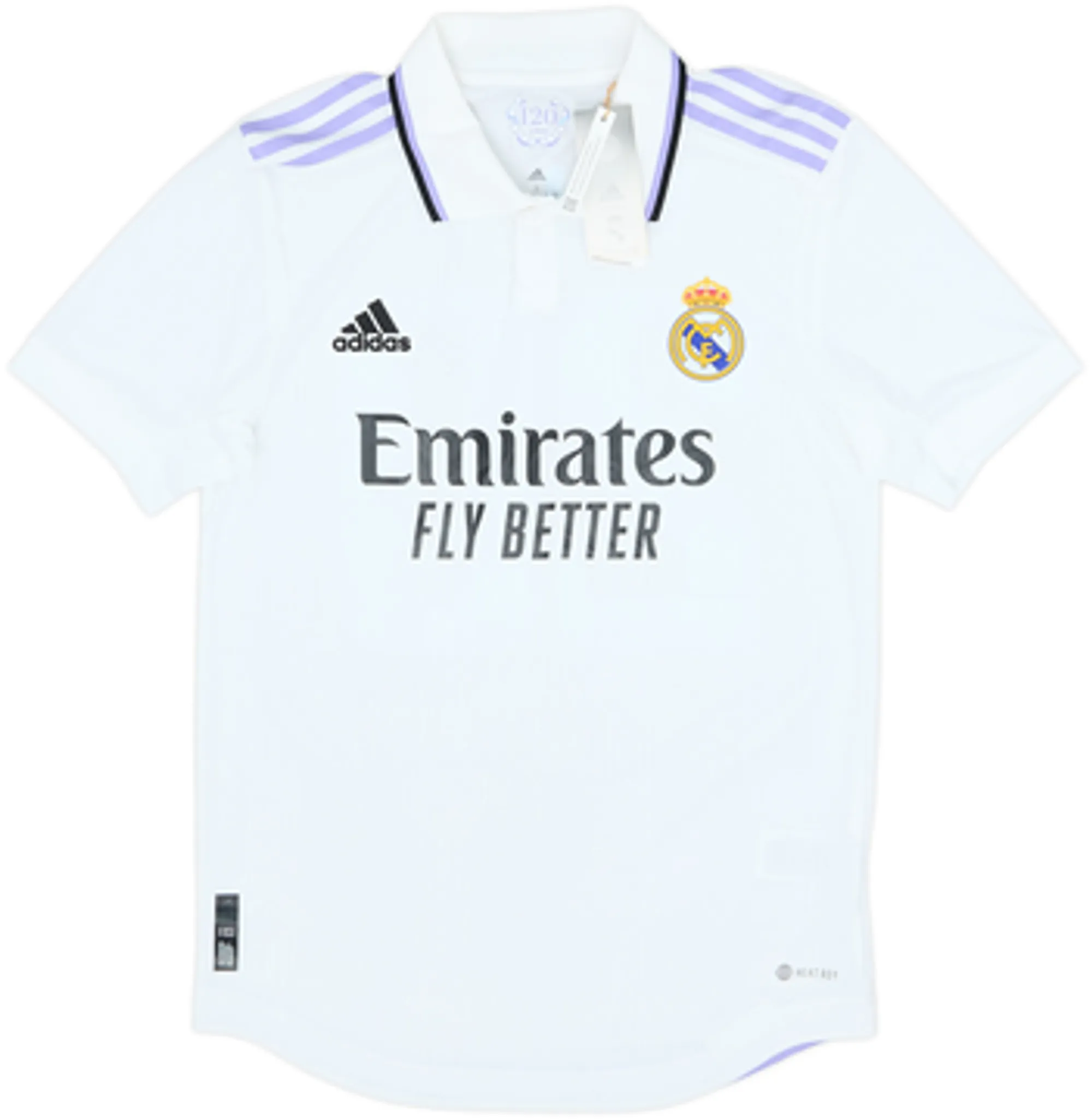 2022-23 Real Madrid Authentic Home Shirt Vini Jr #20 (S)