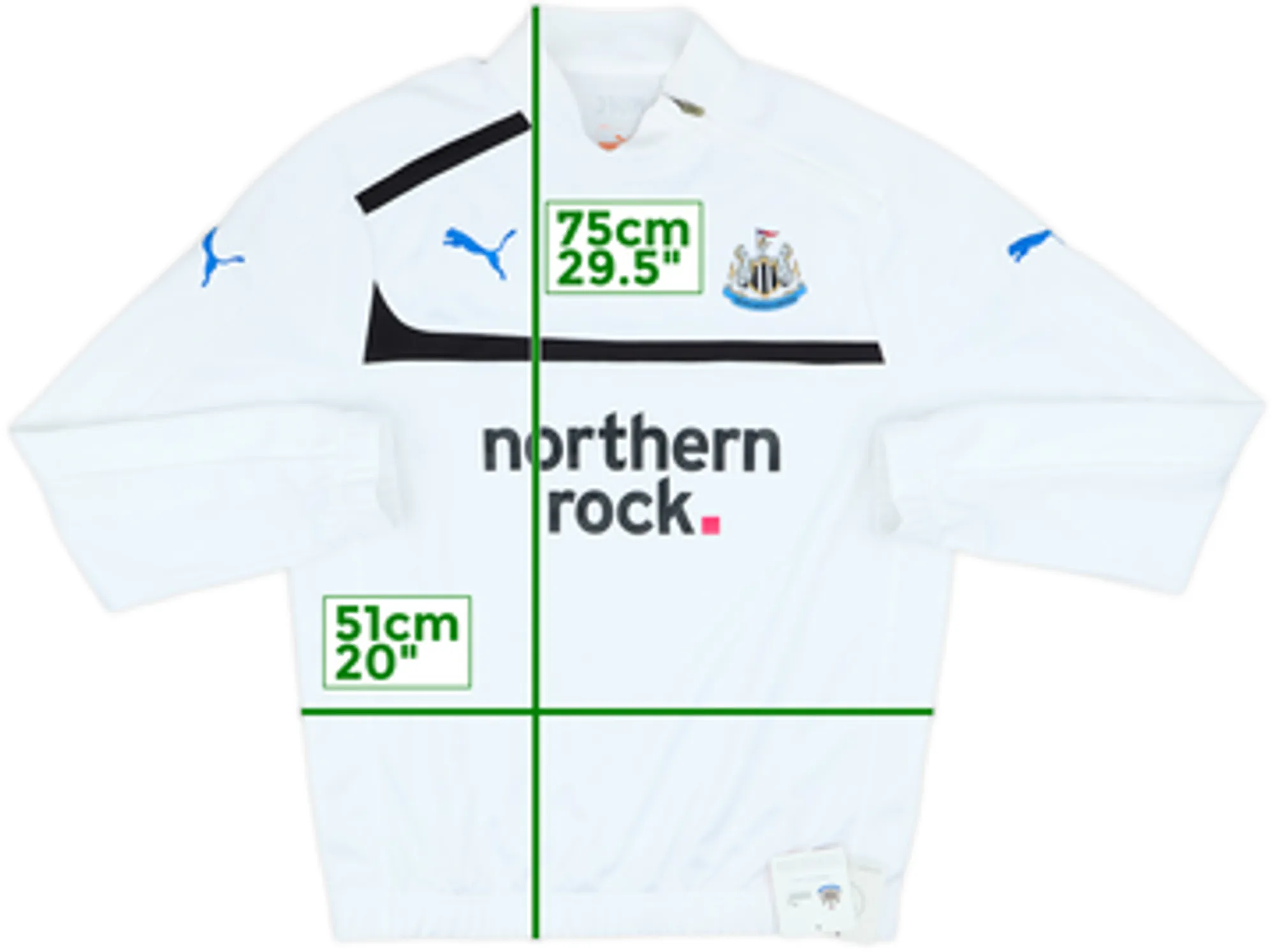 2011-12 Newcastle Puma 1/4 Zip Training Top (M)