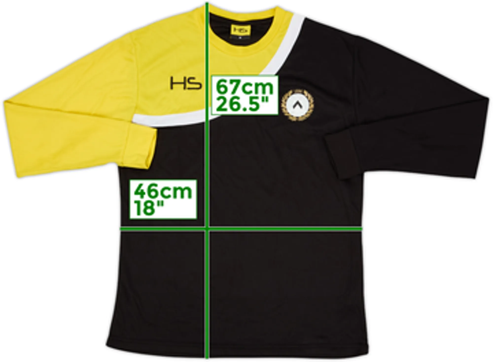 2015-16 Udinese HS Football Training L/S Shirt - 9/10 - (M)