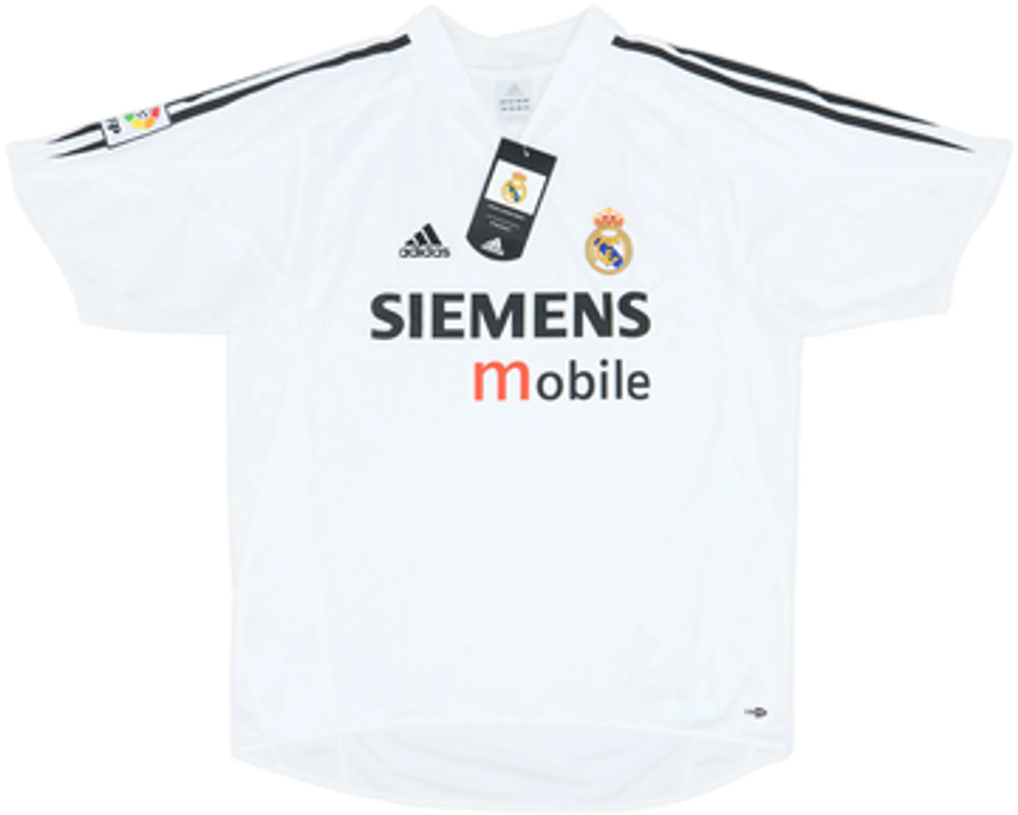 2004-05 Real Madrid Home Shirt Zidane #5 (L)