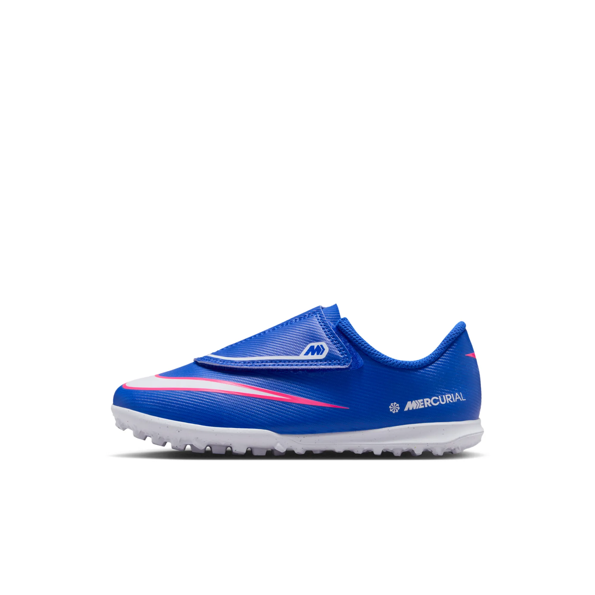 Nike Jr. Mercurial Vapor 16 Club Younger Kids' Turf Low-Top Football Shoes - Blue