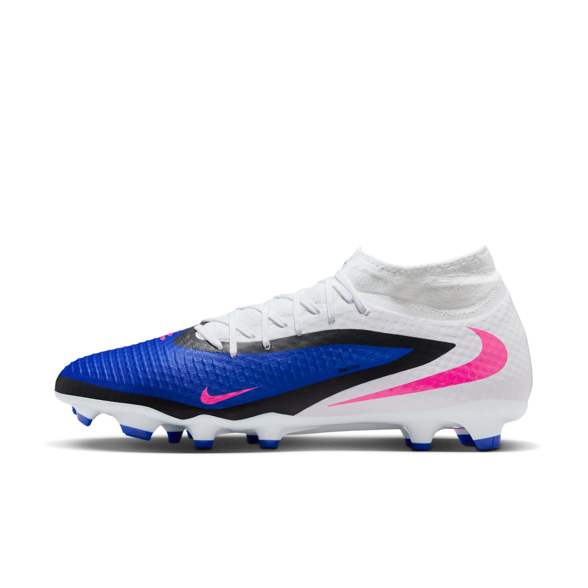 Nike Phantom 6 High Academy Multi-Ground Football Boot - Blue