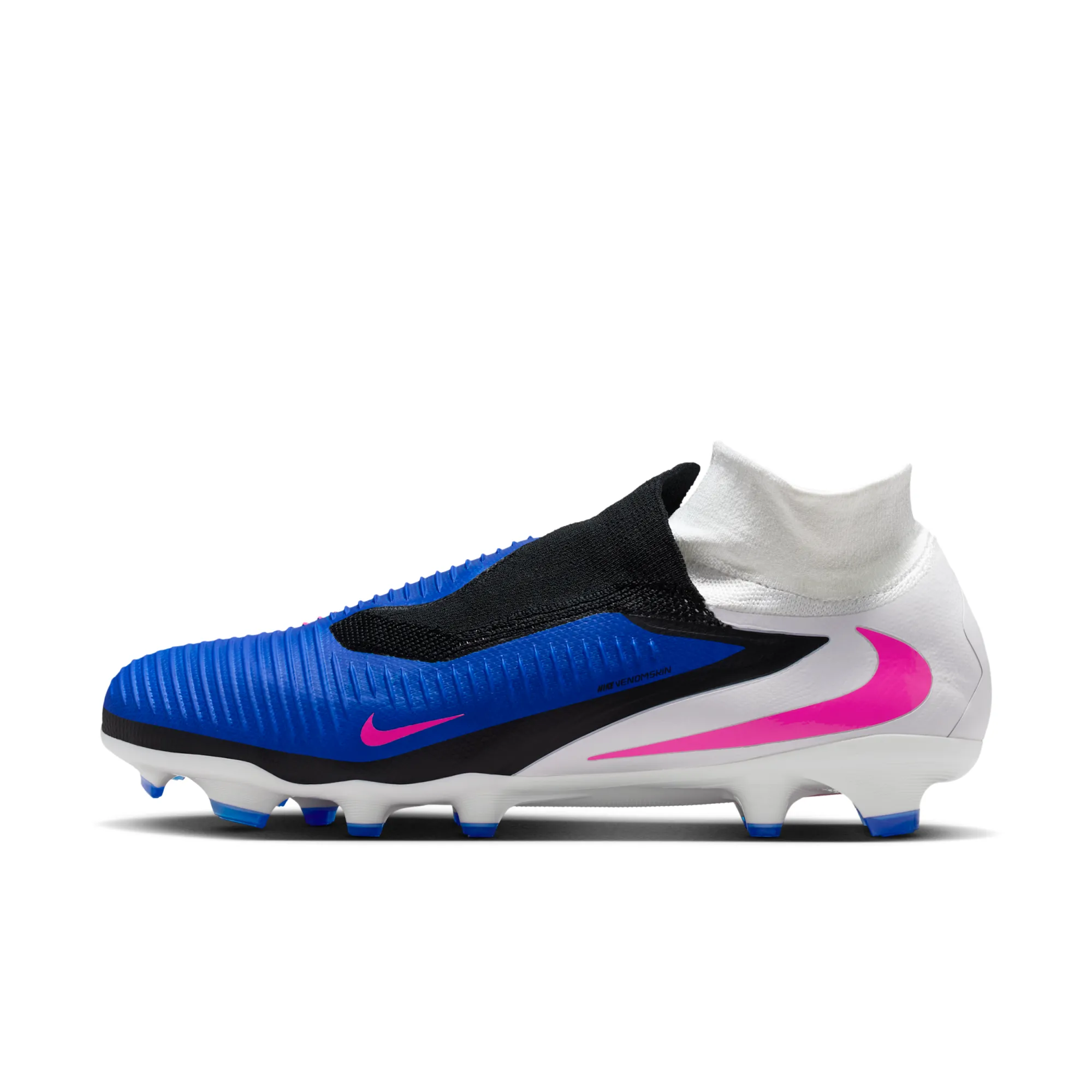 Nike Phantom 6 High Pro Firm-Ground Football Boot - Blue
