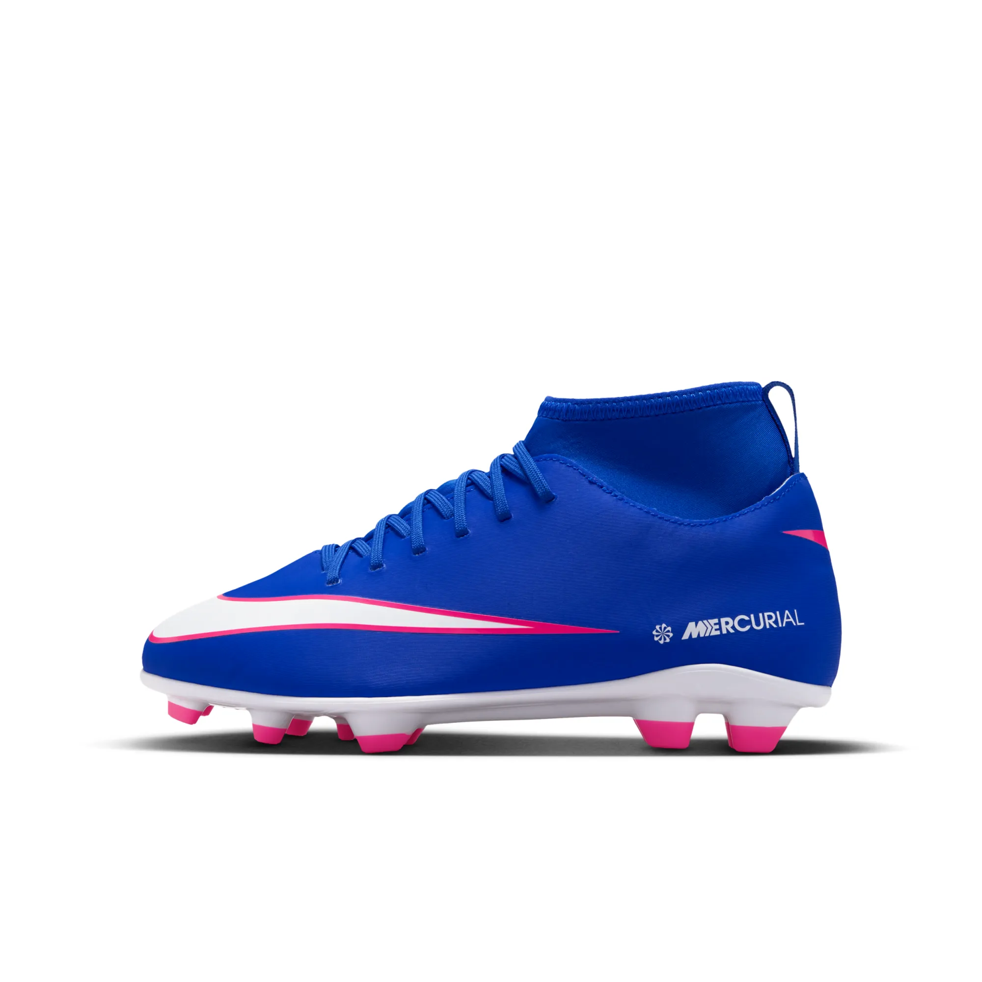 Nike Jr. Mercurial Superfly 10 Club Younger/Older Kids' Multi-Ground High-Top Football Boot - Blue