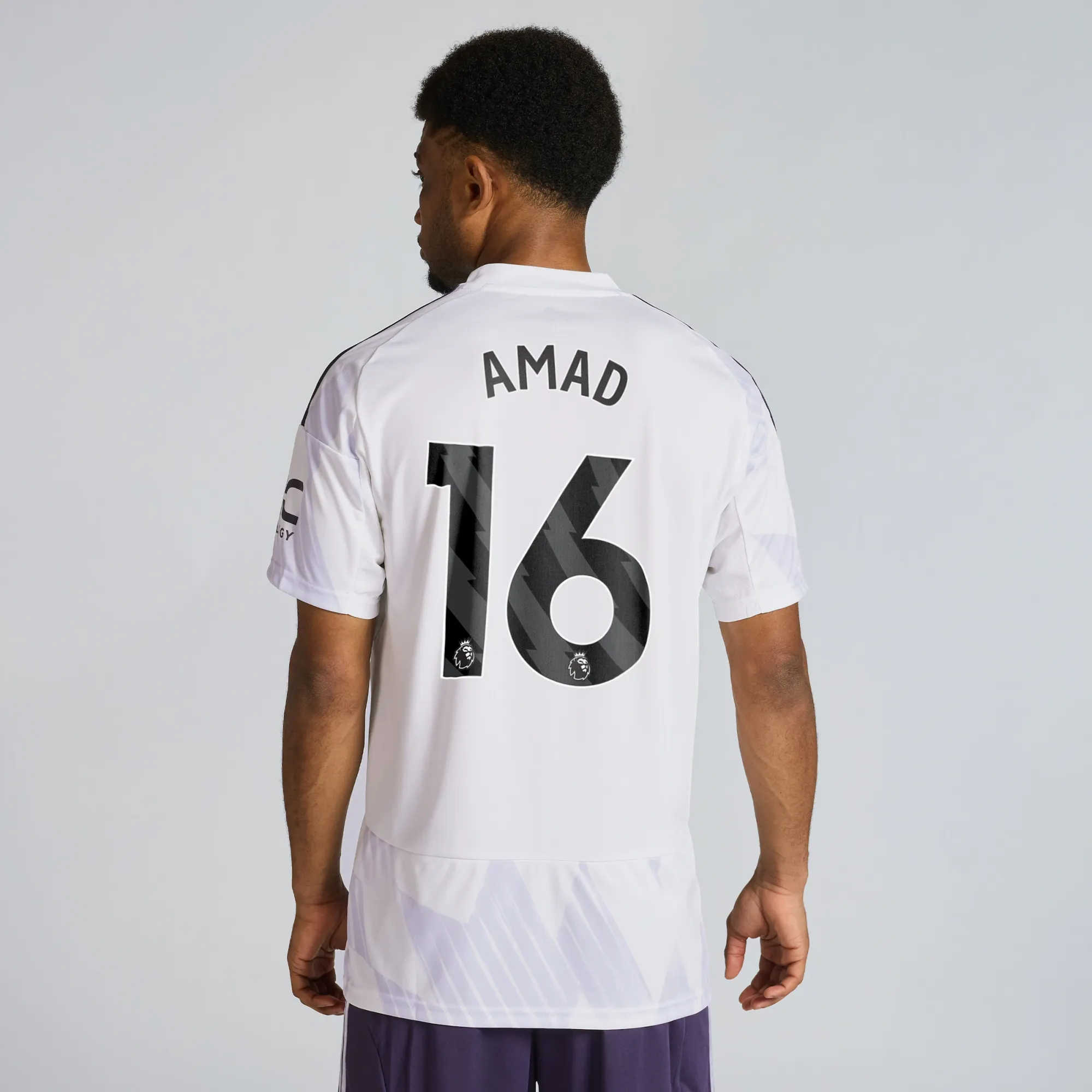 Manchester United 25/26 Away Jersey with Amad 16 EPL Printing & Badge