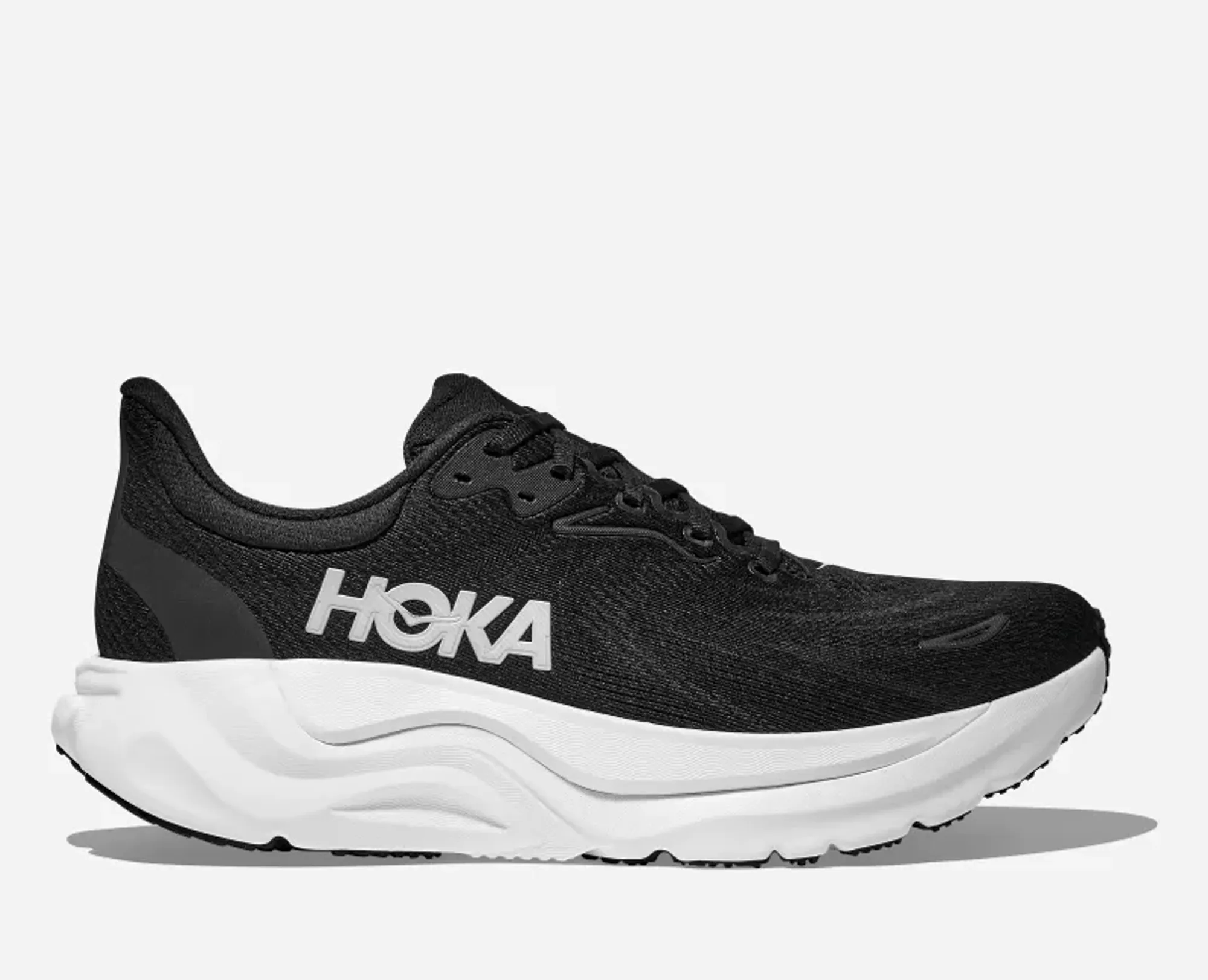 Hoka Women's Arahi 8 Road Running Shoes In Black/White
