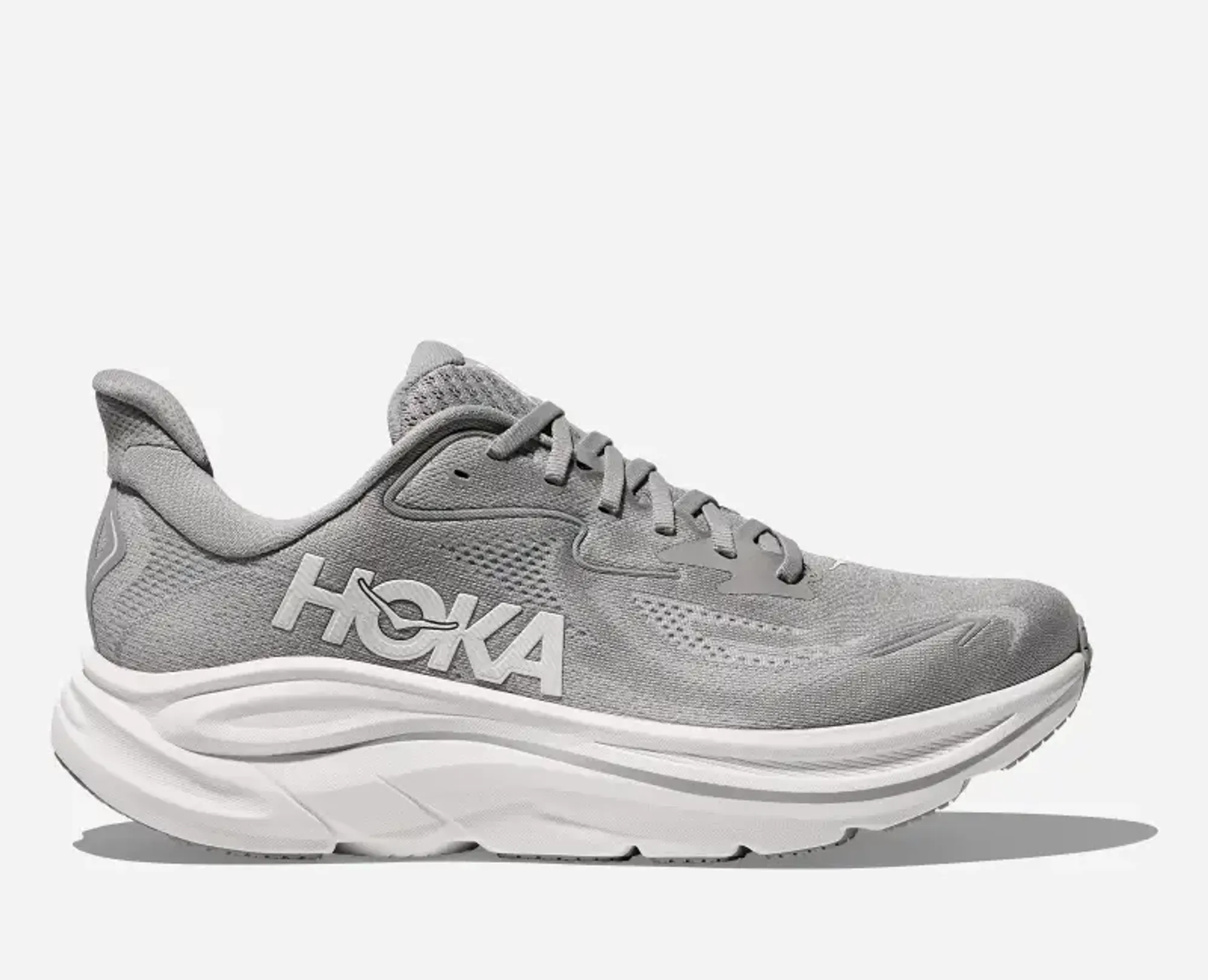 Hoka Men's Clifton 10 Road Running Shoes In Stellar Grey/Stardust