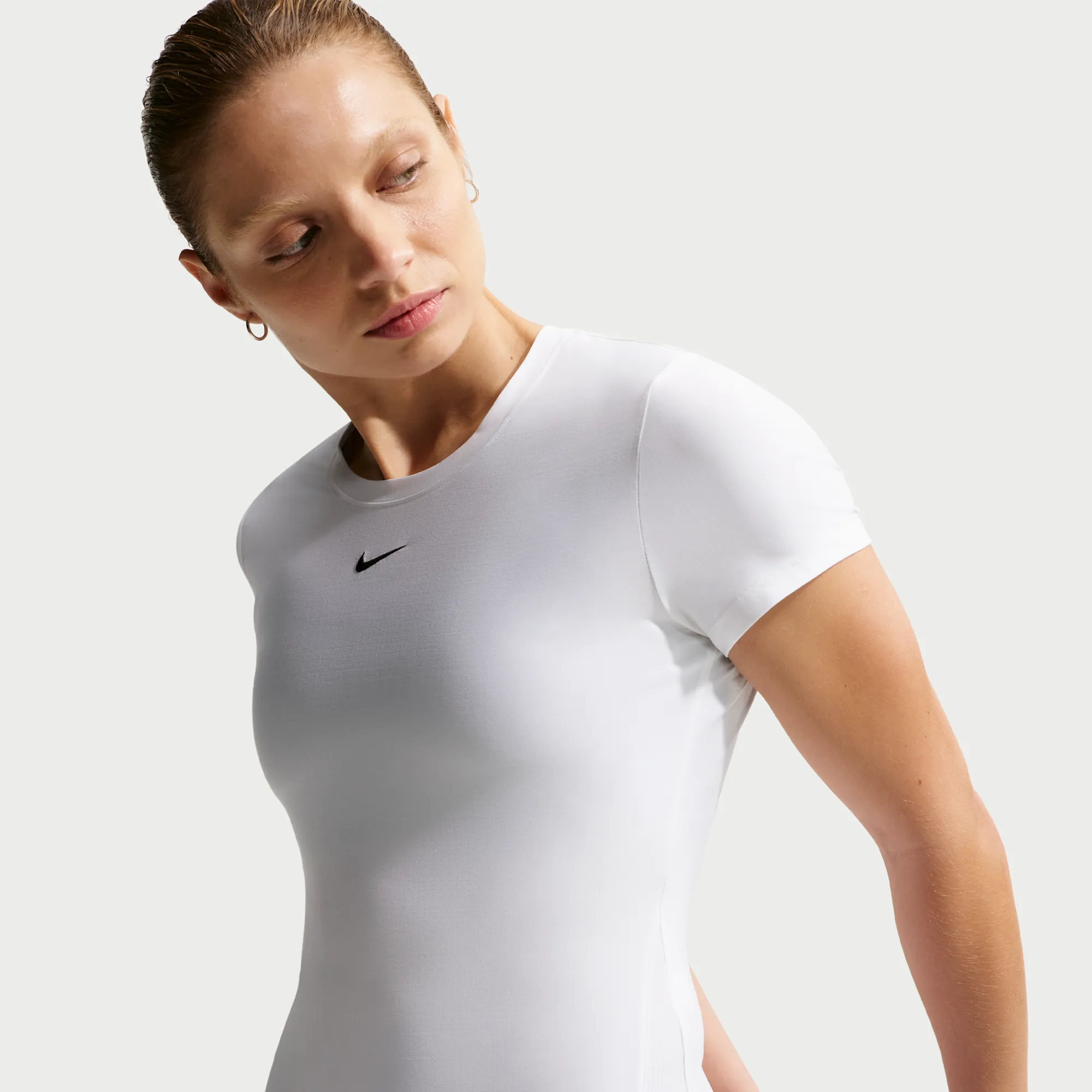 Nike Victory Dri-FIT Short-Sleeve Tennis Top - White - Polyester