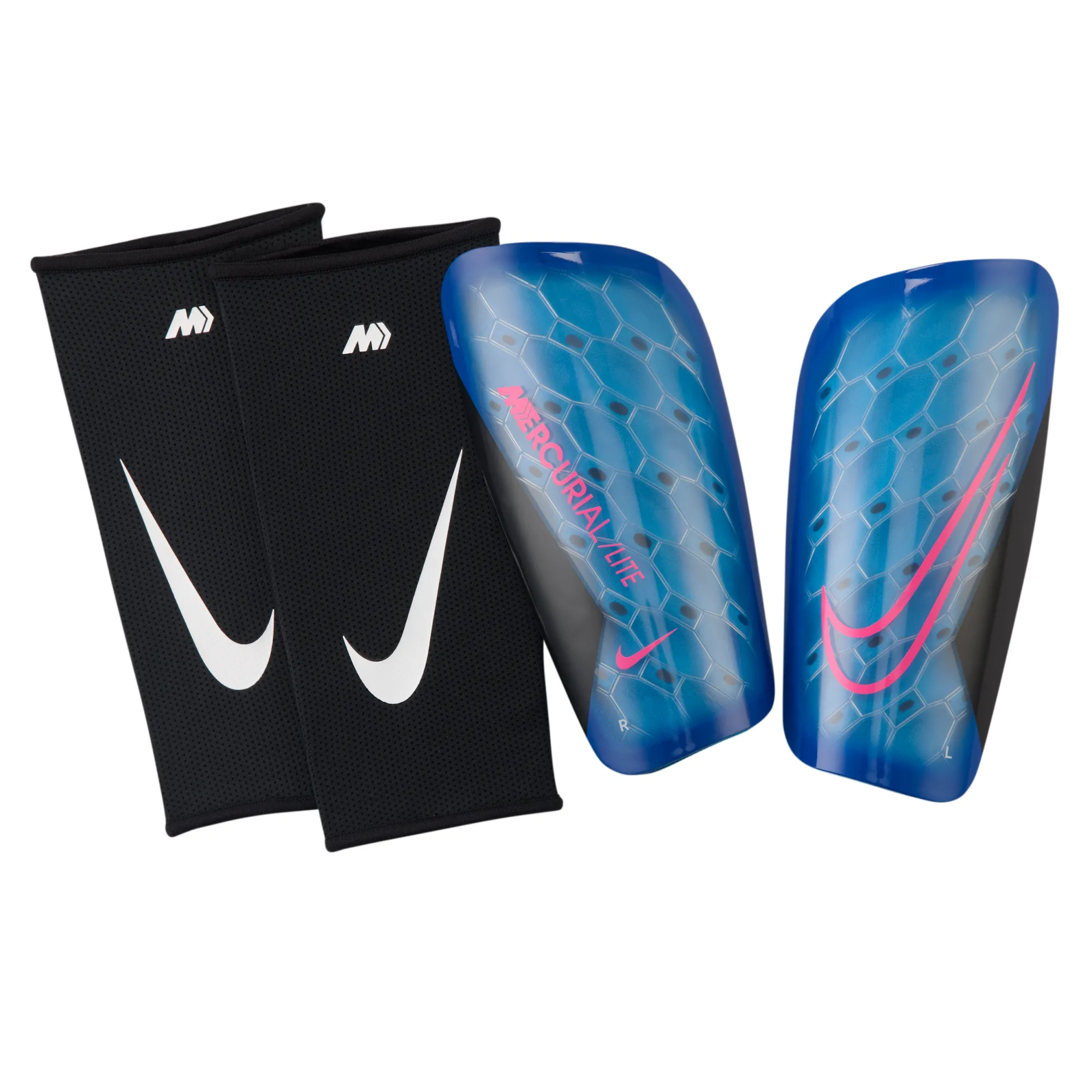 Nike Mercurial Lite Football Shinguards - Blue