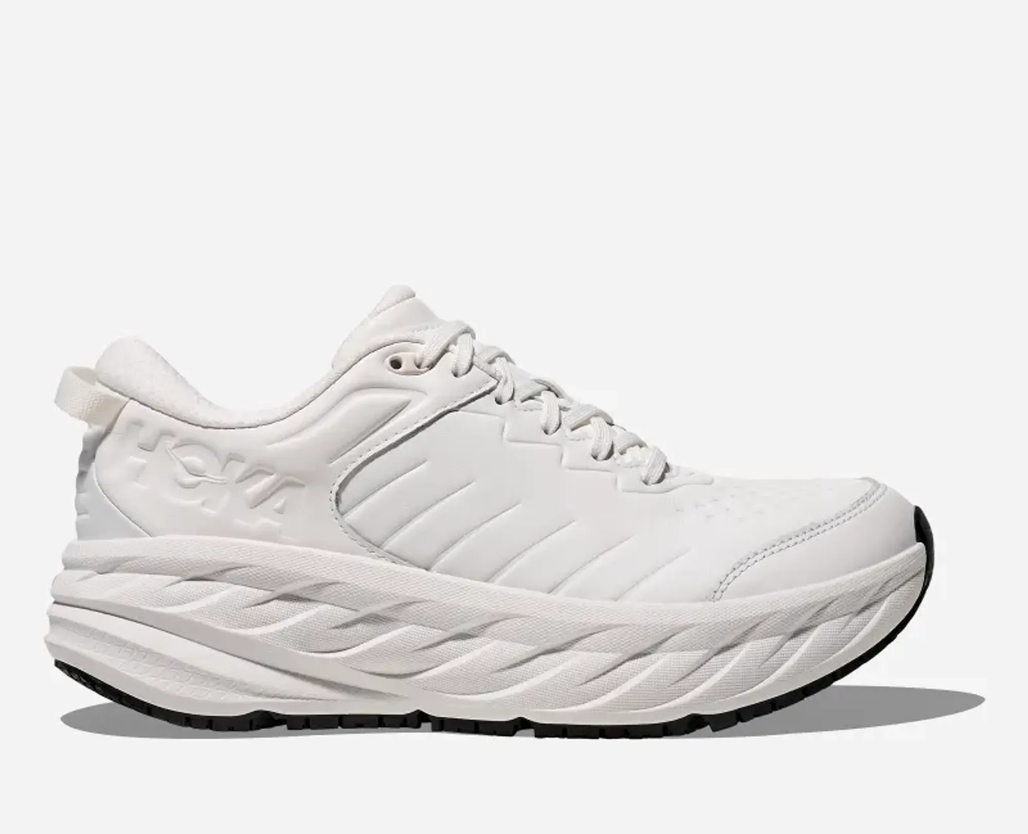 Hoka Men's Bondi Sr Walking Shoes In Frost/Frost