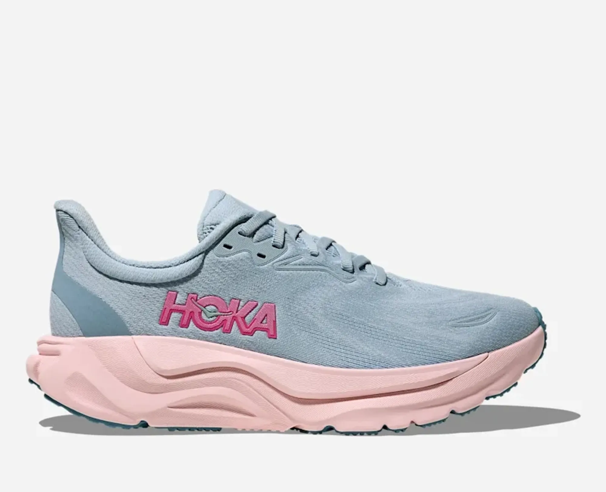 Hoka Women's Arahi 8 Road Running Shoes In Drizzle/Petal