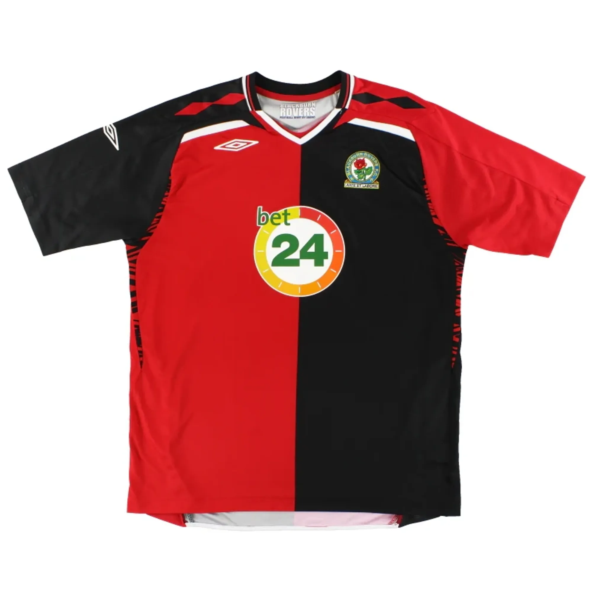 2007-08 Blackburn Umbro Away Shirt XL.Boys - Blackburn Rovers / Excellent 